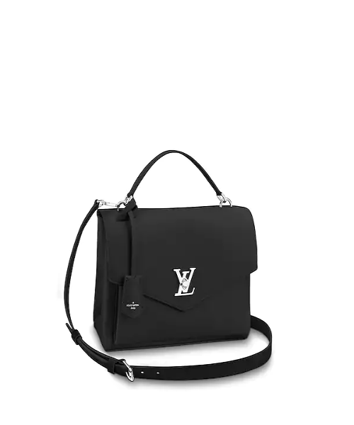 LV MyLockme Handbag Noir - Luxury Leather Crossbody Bag for Women | Perfect for Work, Travel & Evening Events