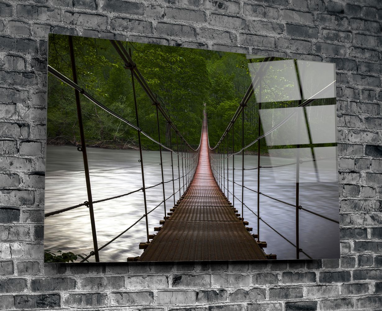 The Bridge - Premium Handcrafted Wooden Footbridge for Gardens, Yards & Landscapes | Perfect for Outdoor Decor, Pathways & Water Features