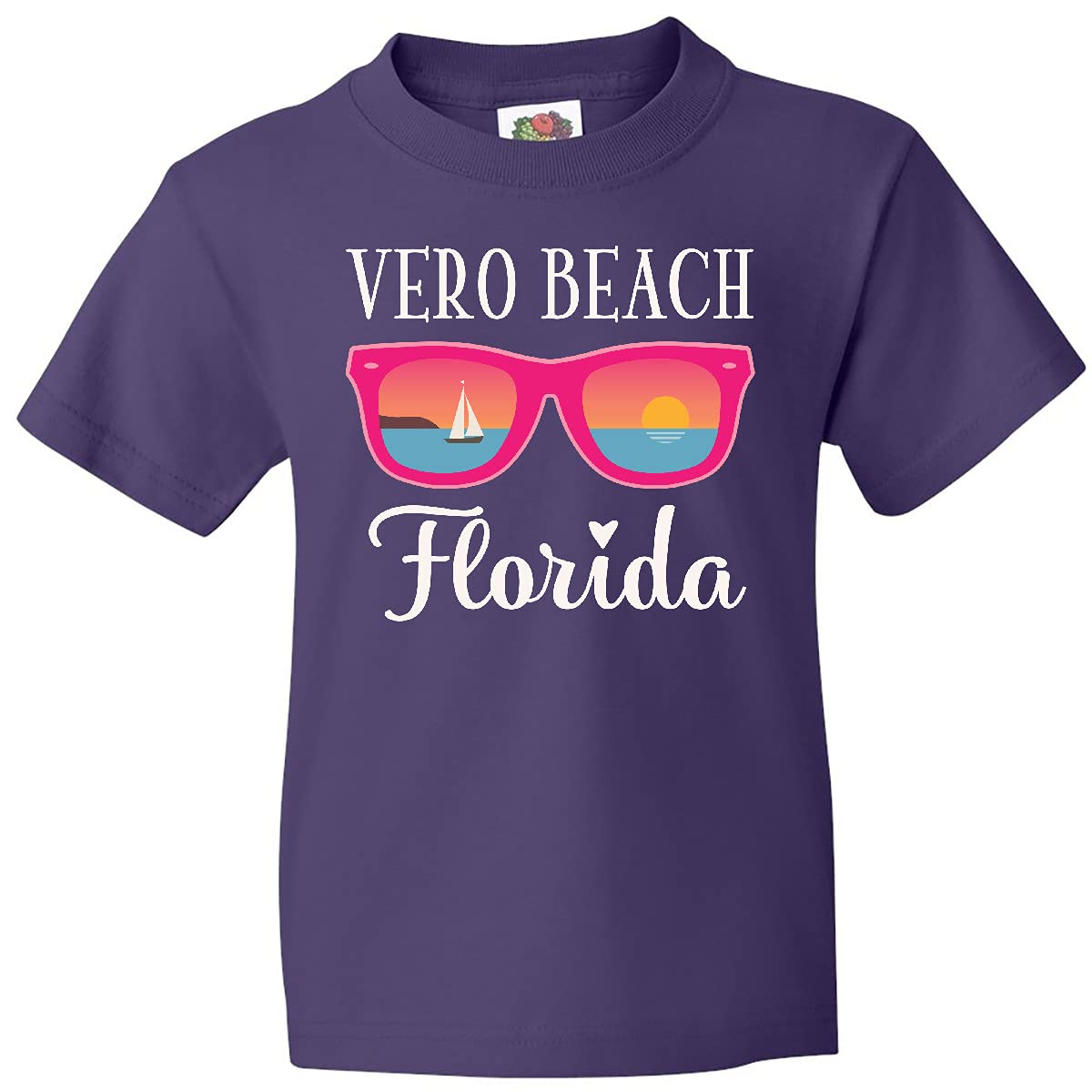 Inktastic Vero Beach Florida Vacation Trip Youth T-Shirt - Comfortable Kids Travel Shirt for Beach Holidays & Family Trips