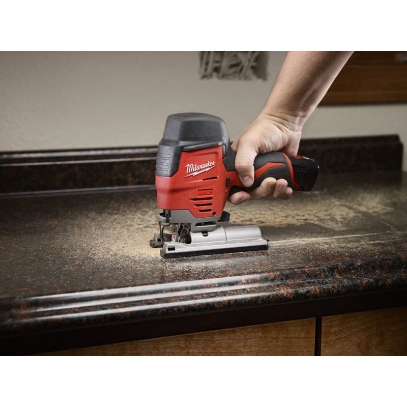 20V M12 12-Volt Lithium-Ion Cordless High-Performance Jigsaw (Tool Only) - Perfect for Woodworking, DIY Projects & Professional Construction Use