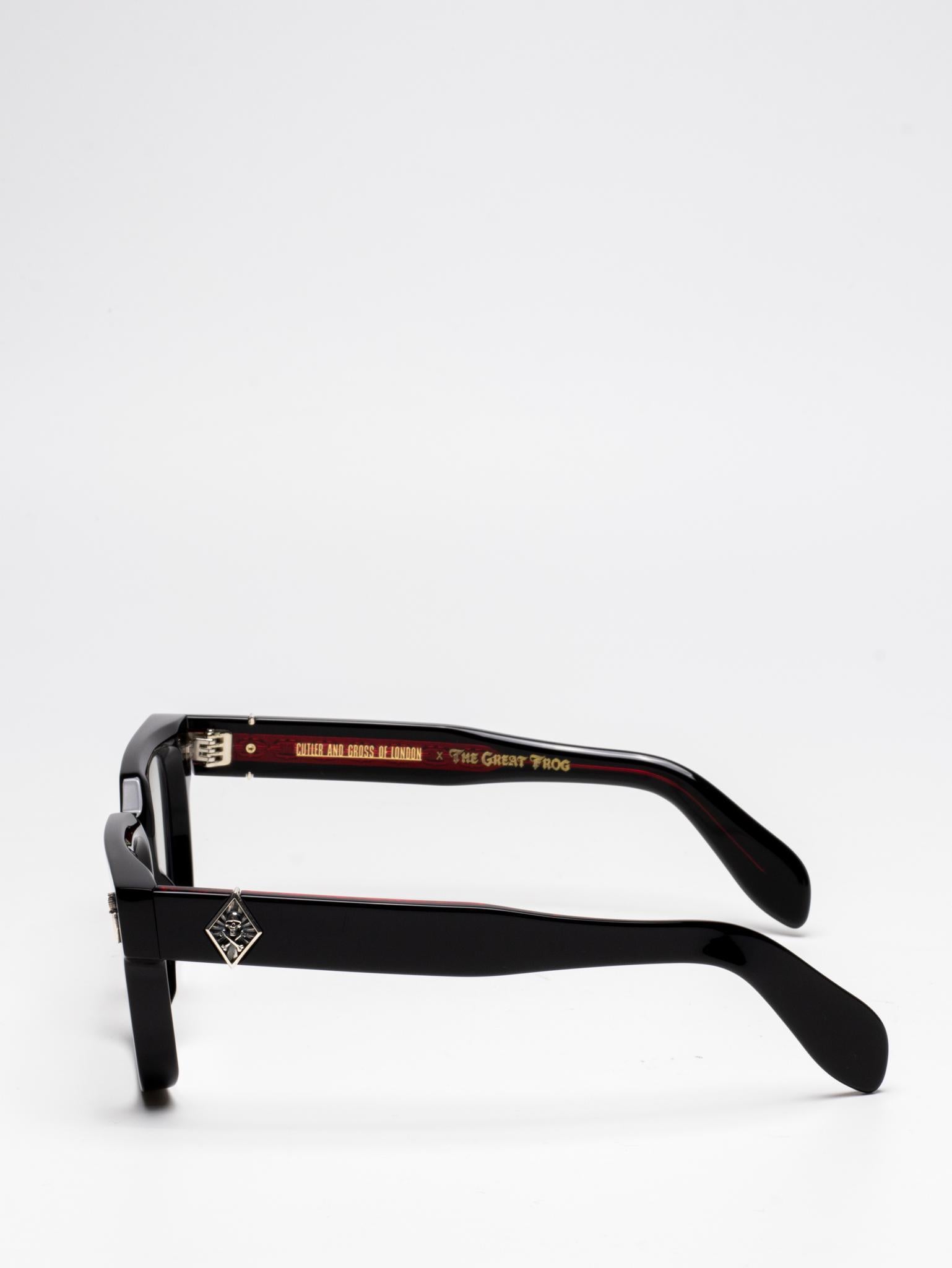 Cutler and Gross GFOP 007 01 The Great Frog Sunglasses – Stylish Retro Aviator Frames for Men & Women | Perfect for Outdoor Activities, Driving, and Fashion Statements