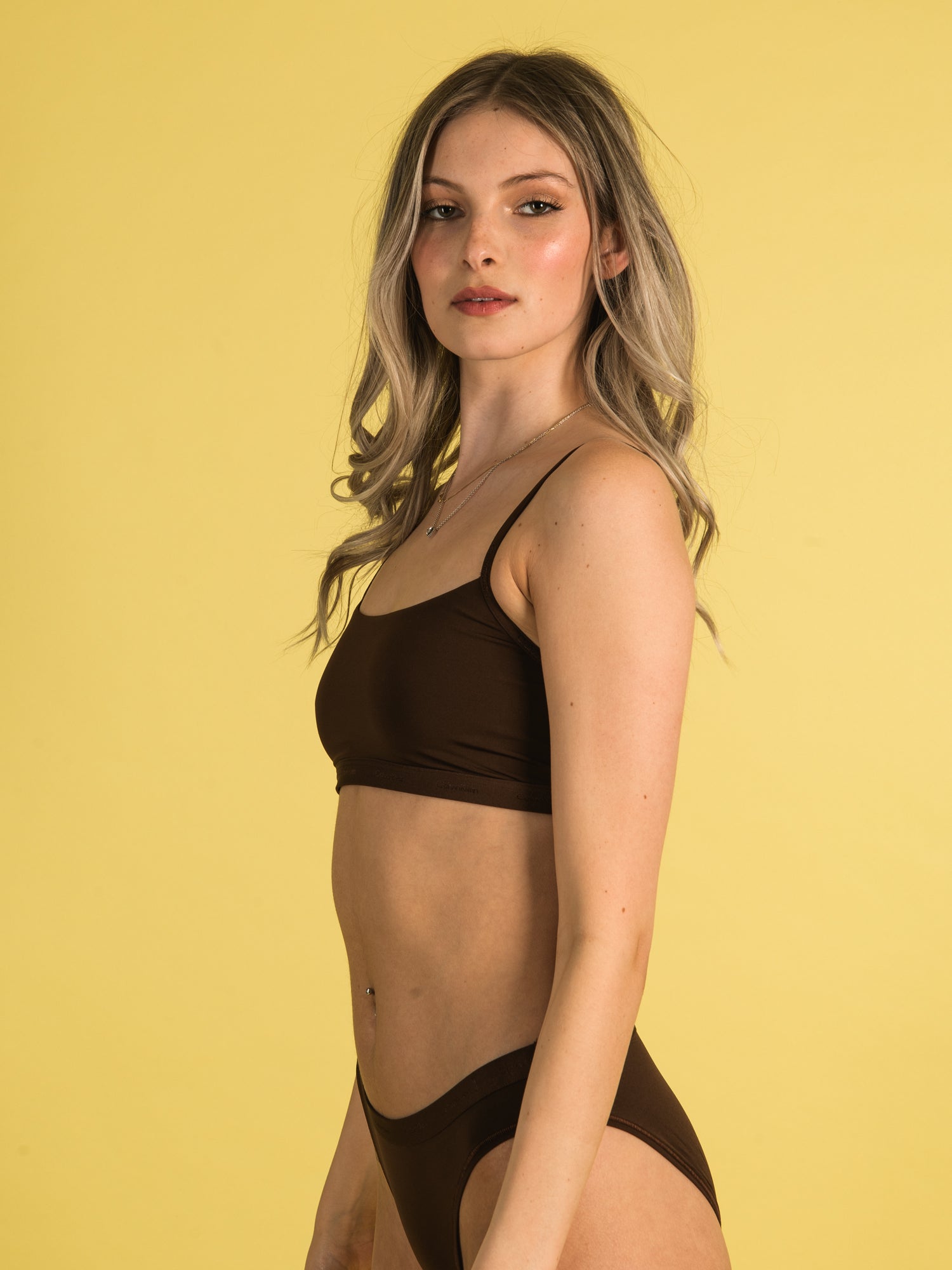 Calvin Klein Form to Body Unlined Bralette - Comfortable Wireless Bra for Everyday Wear, Yoga & Lounge
