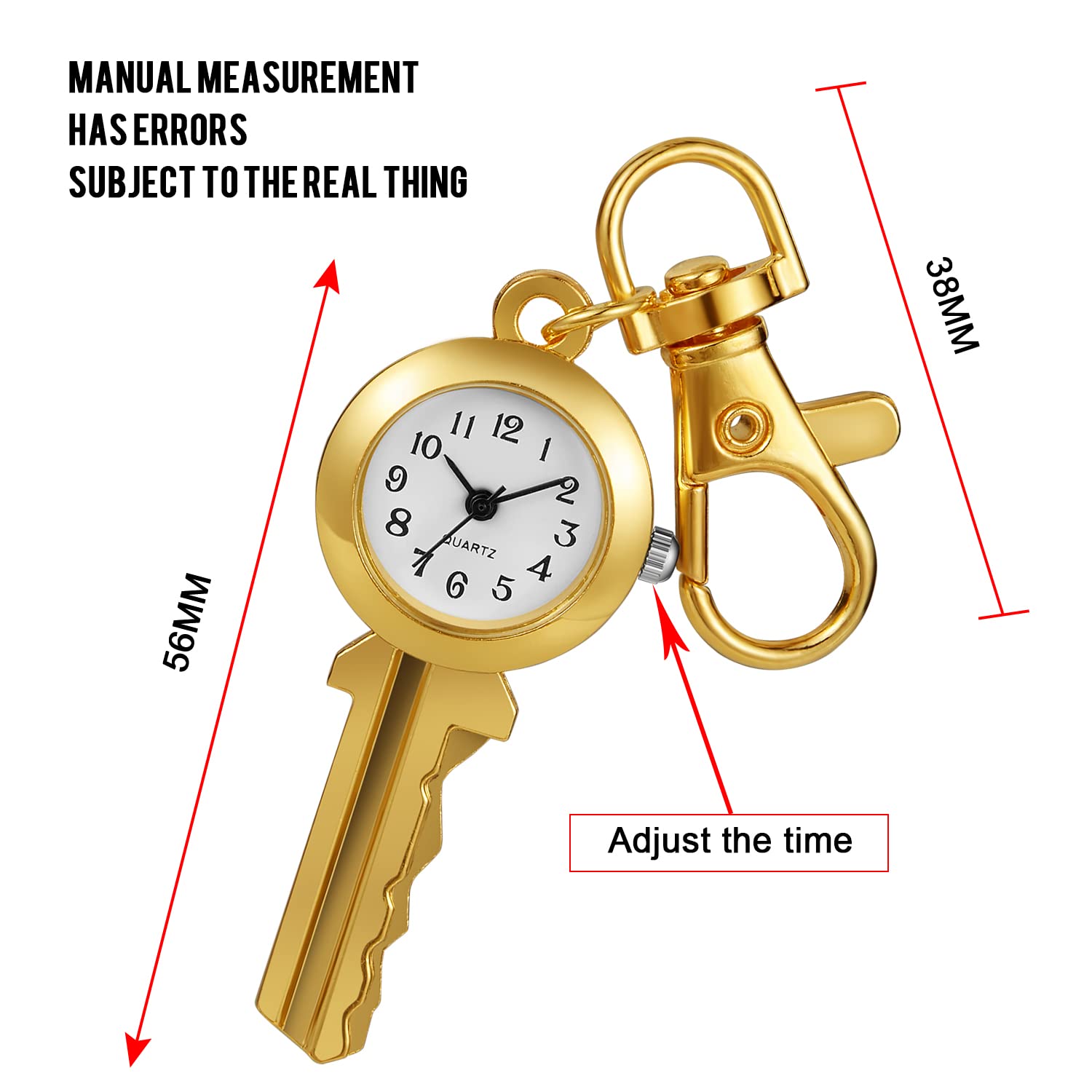 Men's Quartz Pocket Watch with Chain - Stylish & Portable for Travel & Gifts