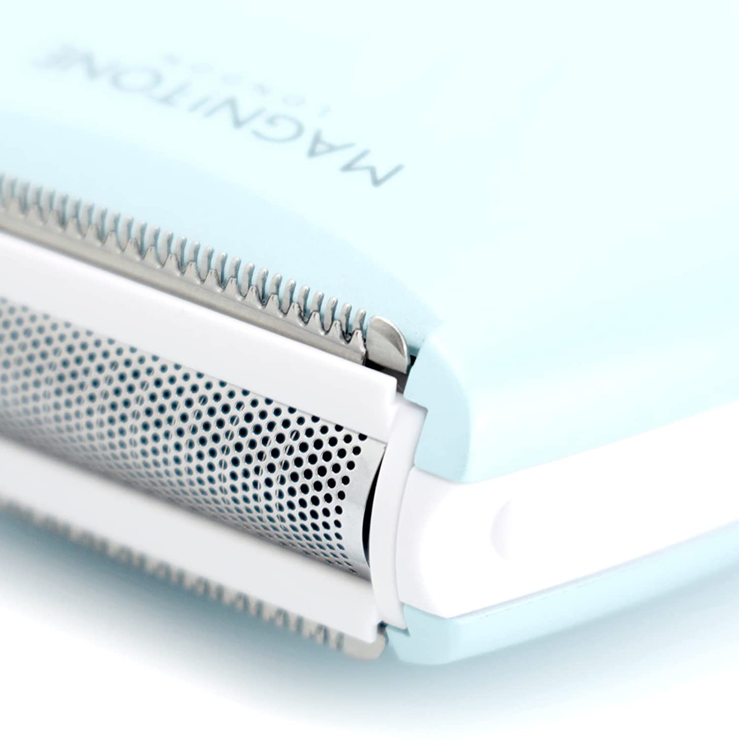 Magnitone GoBare Rechargeable Waterproof Compact Mini Lady Shaver - Painless Hair Removal for Legs, Underarms & Bikini Area - Aqua Blue | Perfect for Travel, Gym & Quick Touch-Ups