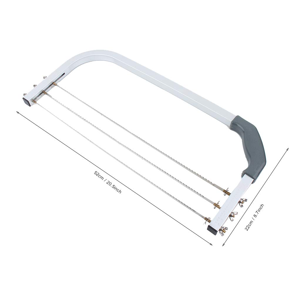 Adjustable Stainless Steel Cake Leveler & Slicer - Professional Cake Cutter Tool for Baking, Leveling and Molding - Perfect for Birthday Cakes, Wedding Cakes & Pastry Making