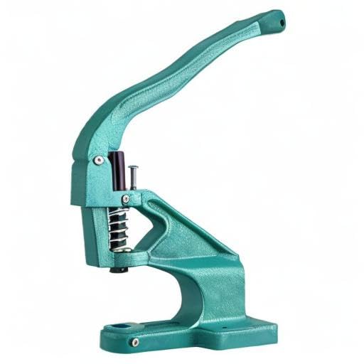 Heavy Duty Hand Press Grommet Machine Kit - Industrial Eyelet Punch Tool with 3 Dies & 900 Grommets for Leather, Canvas, Tarps & Fabric - Table Mount Rivet Press for DIY, Upholstery & Craft Projects