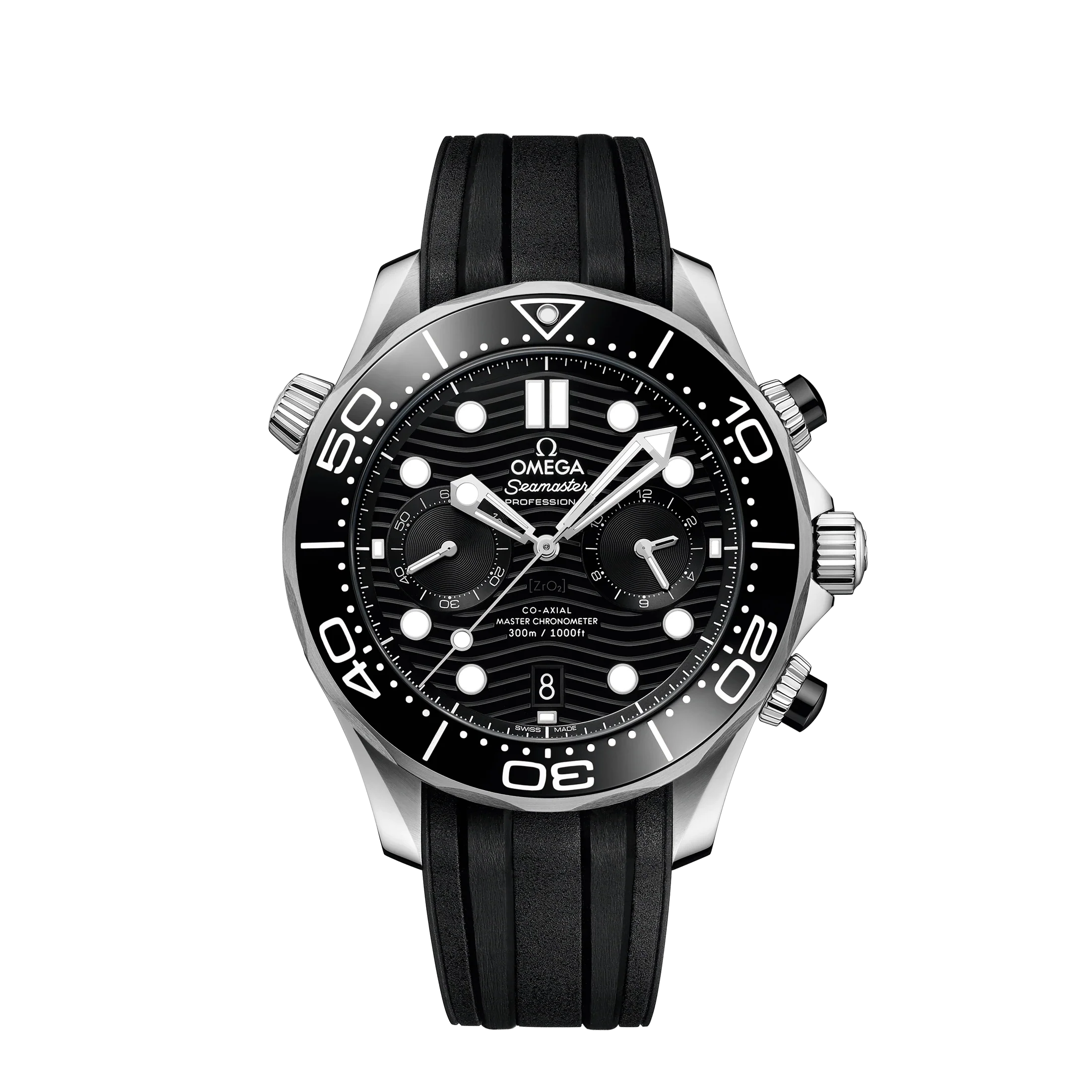Omega Seamaster Diver 300M Co-Axial Master Chronometer Chronograph 44mm Men's Luxury Watch - Perfect for Diving, Water Sports & Formal Occasions