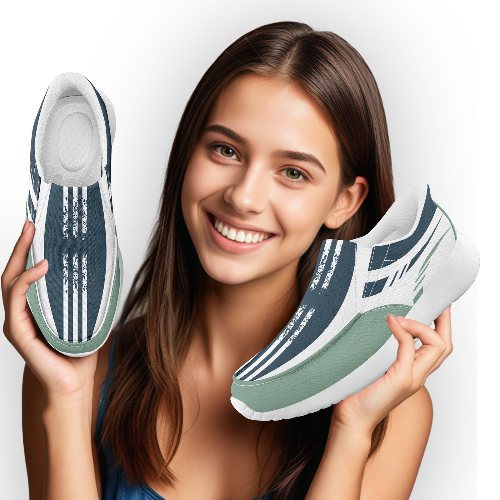 Custom Corporate Sneakers - Personalized Slip-On Shoes for Business & Promotions | FN067 E023045 | Ideal for Company Gifts, Team Events & Branding