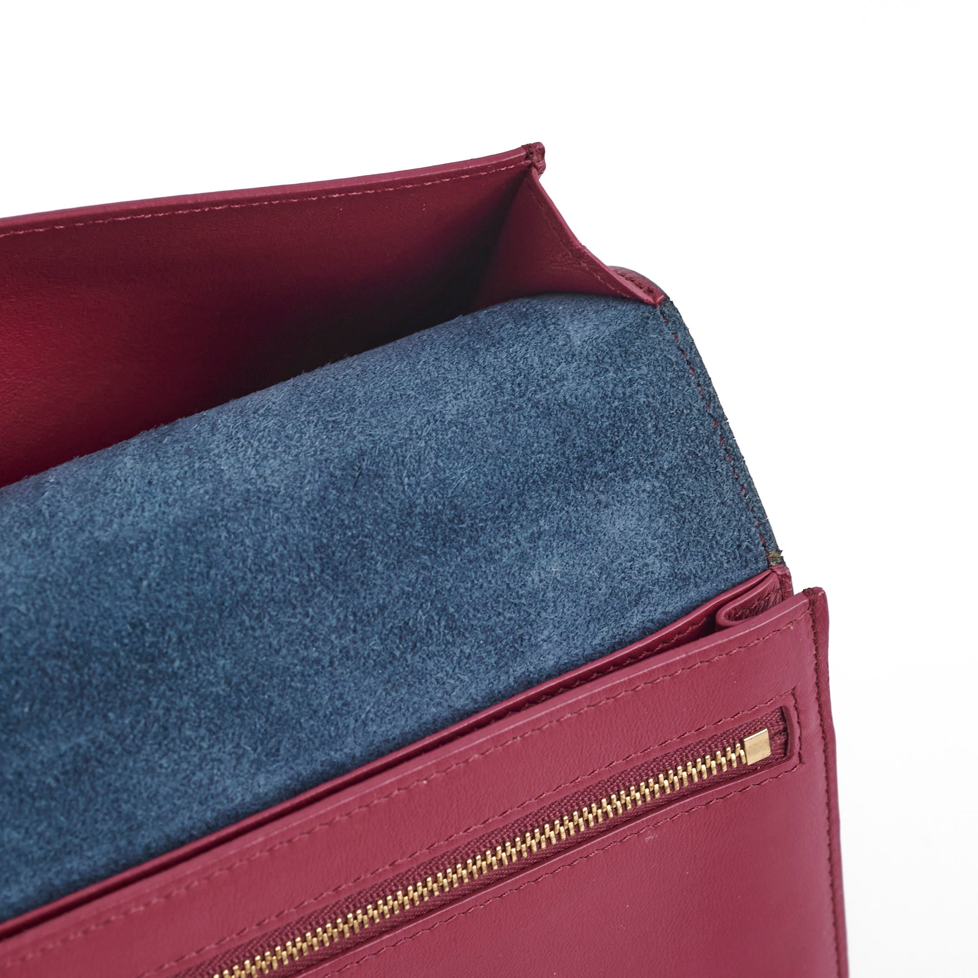 Celine Large Bicolor Strap Wallet - Genuine Leather Luxury Womens Wallet with RFID Protection - Perfect for Everyday Use, Travel & Gift Giving