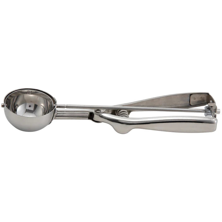 Winco 1.75 Oz Stainless Steel Disher Portioner #24 - Perfect for Ice Cream Scooping, Cookie Dough & Food Portioning - Commercial Grade Kitchen Tool