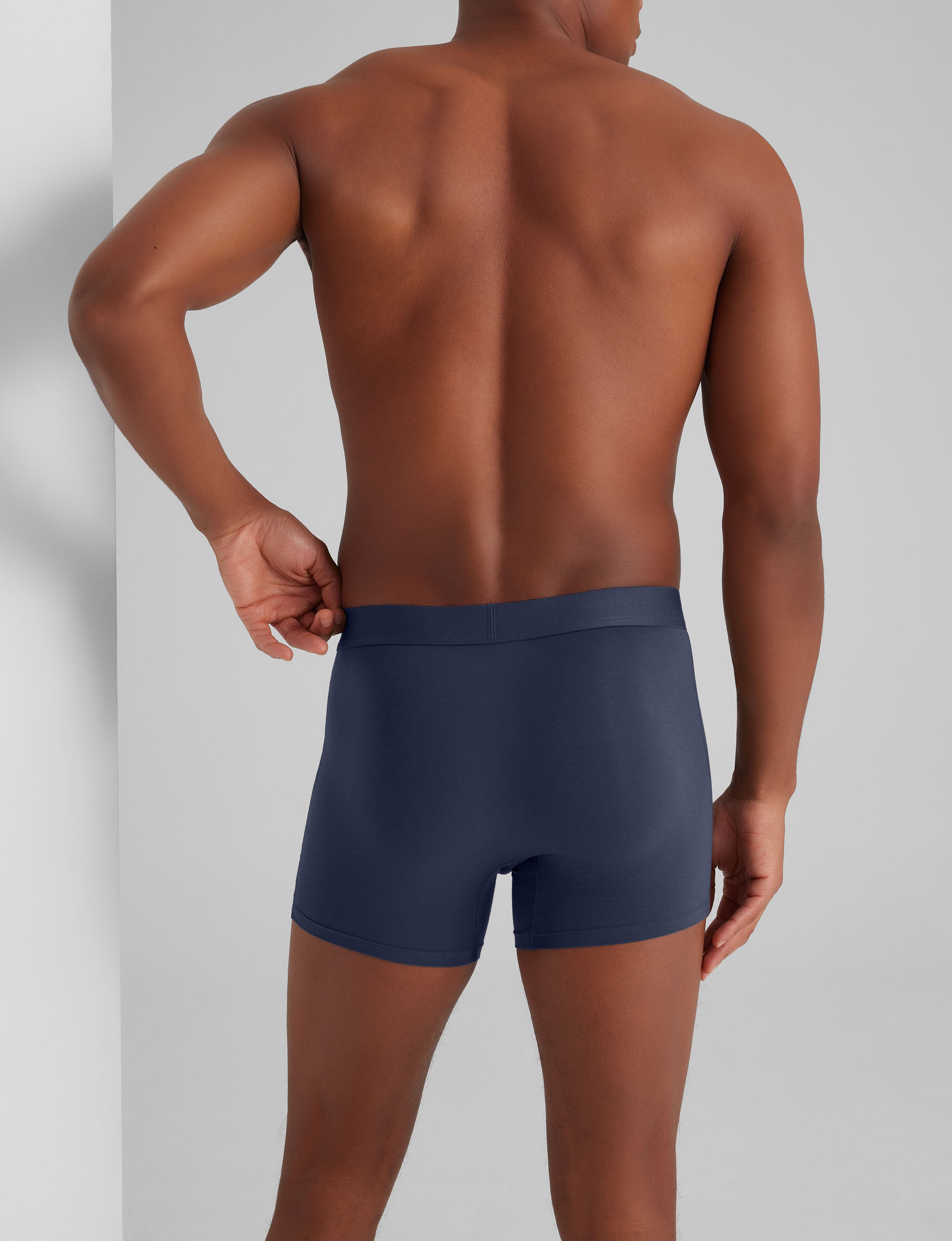 Premium Cotton Trunk Underwear 4-Pack (6 Pack) - Soft & Breathable Men's Boxer Briefs for All-Day Comfort - Gym, Work, Travel & Sleep