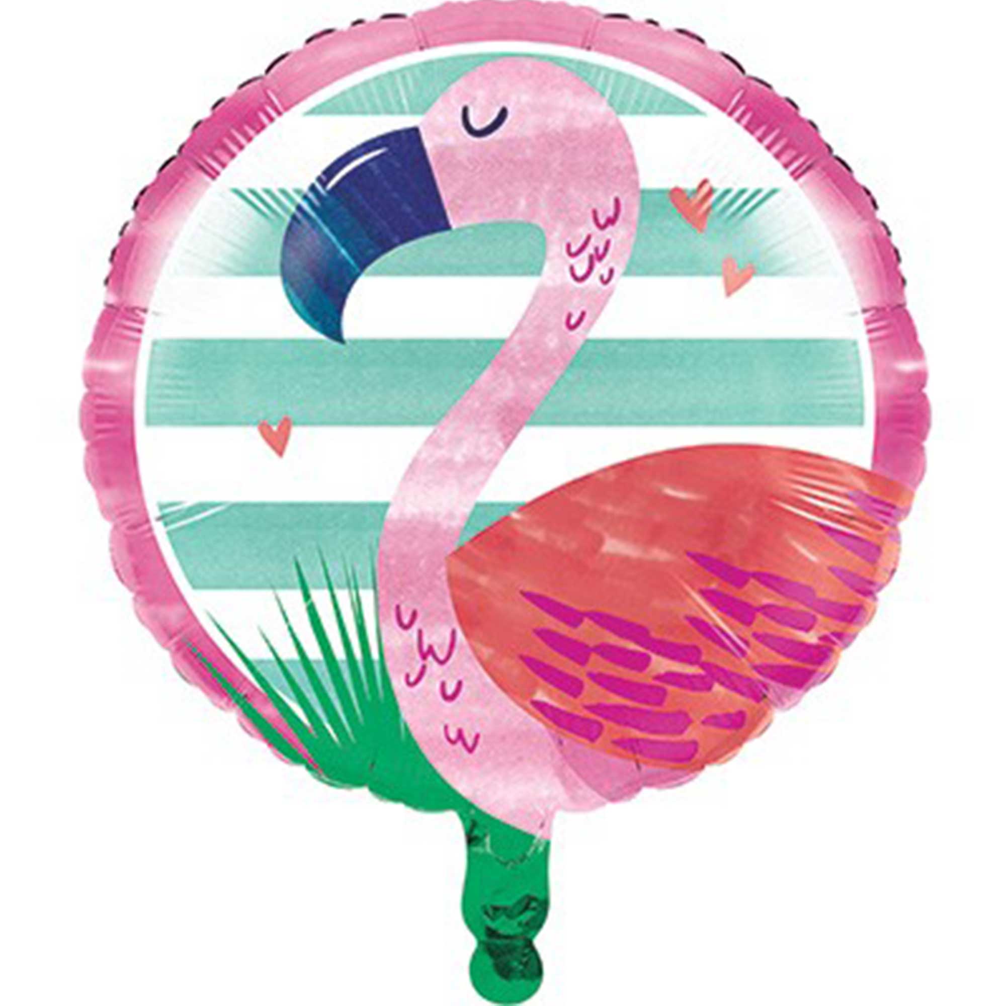 45cm Pineapple & Friends Flamingo Balloon - Tropical Party Decorations for Birthday, Pool Party & Summer Celebrations