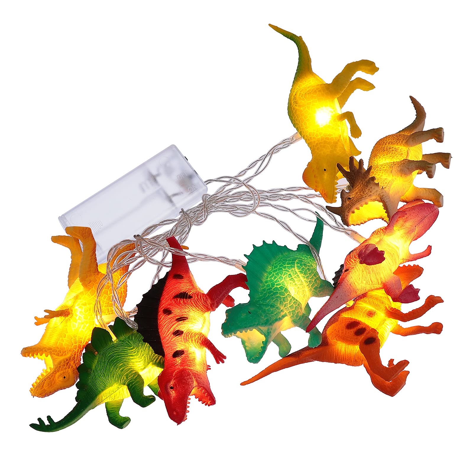 Dinosaur String Lights - LED Dino Party Decor for Kids Room, Birthday & Nursery | Waterproof Fairy Lights for Indoor/Outdoor Decorations | Perfect for Bedroom, Christmas, Halloween & Wedding Decor
