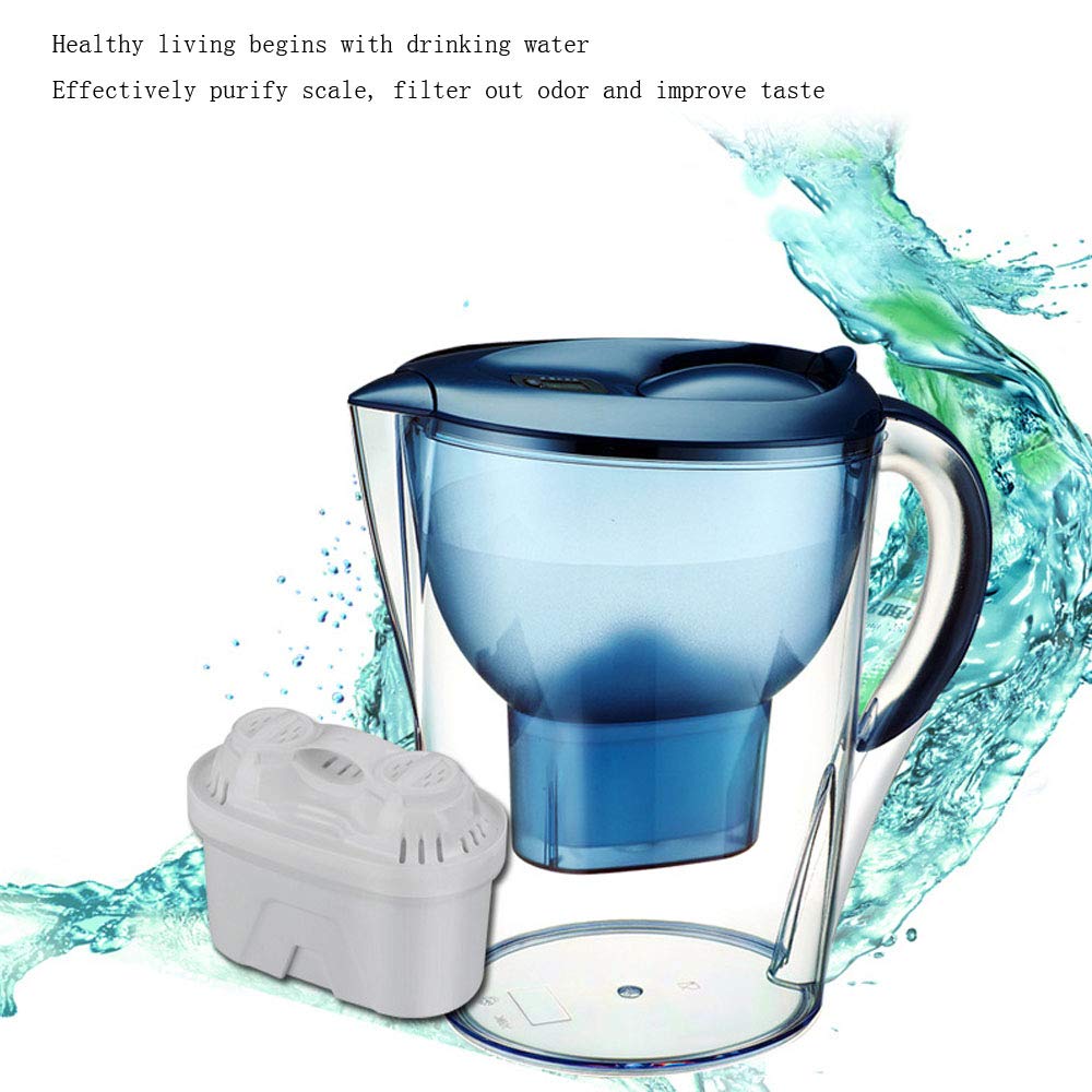 Gaone Alkaline Water Filter Pitcher 3.5L - BPA Free, Toxin Removal & Mineral Enrichment for Clean, Great-Tasting Water | Perfect for Home, Office & Travel | Blue