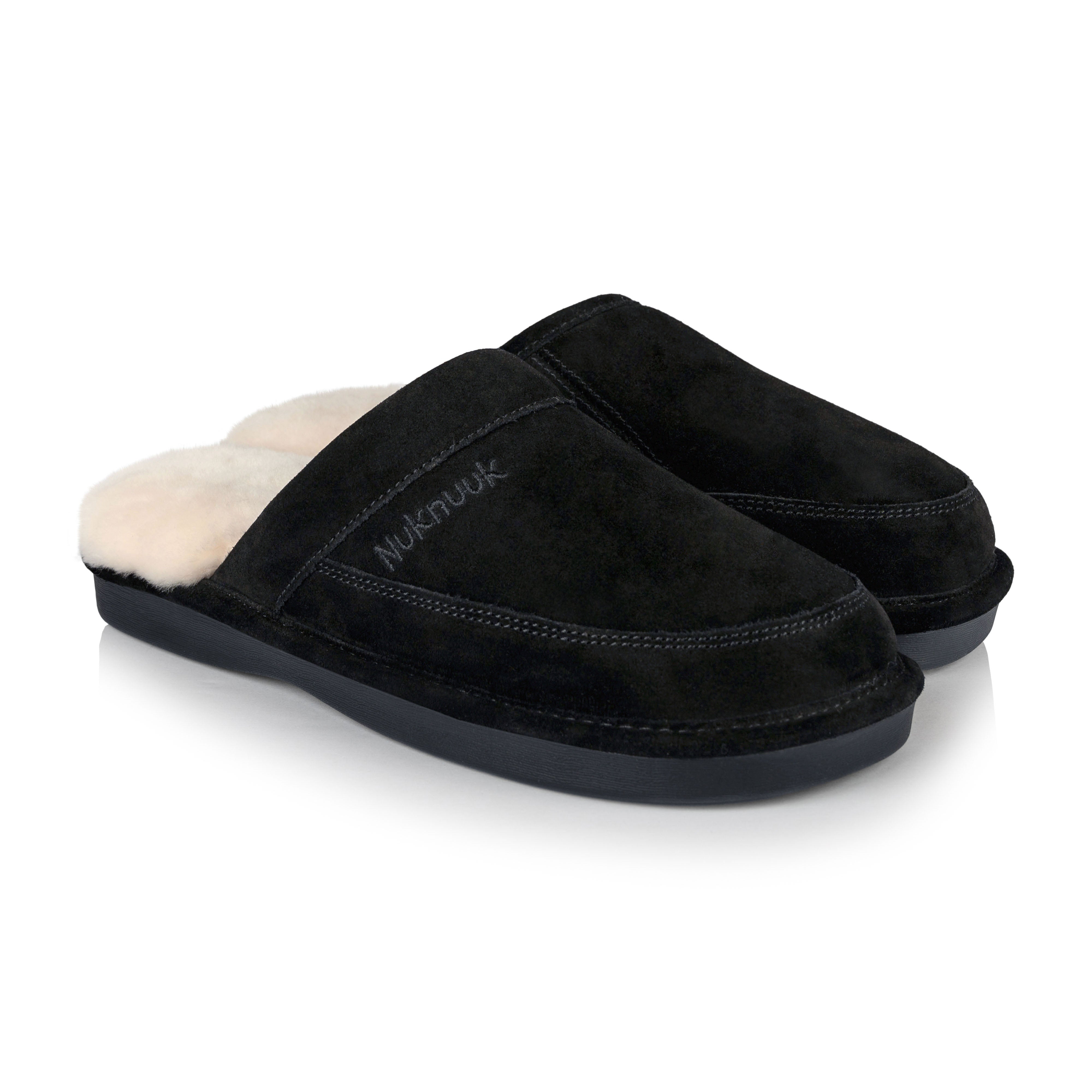 Premium Men's House Slippers - Soft Indoor/Outdoor Comfort Shoes for Relaxing at Home, Black - Ideal for Lounging, Spa & Backyard Wear