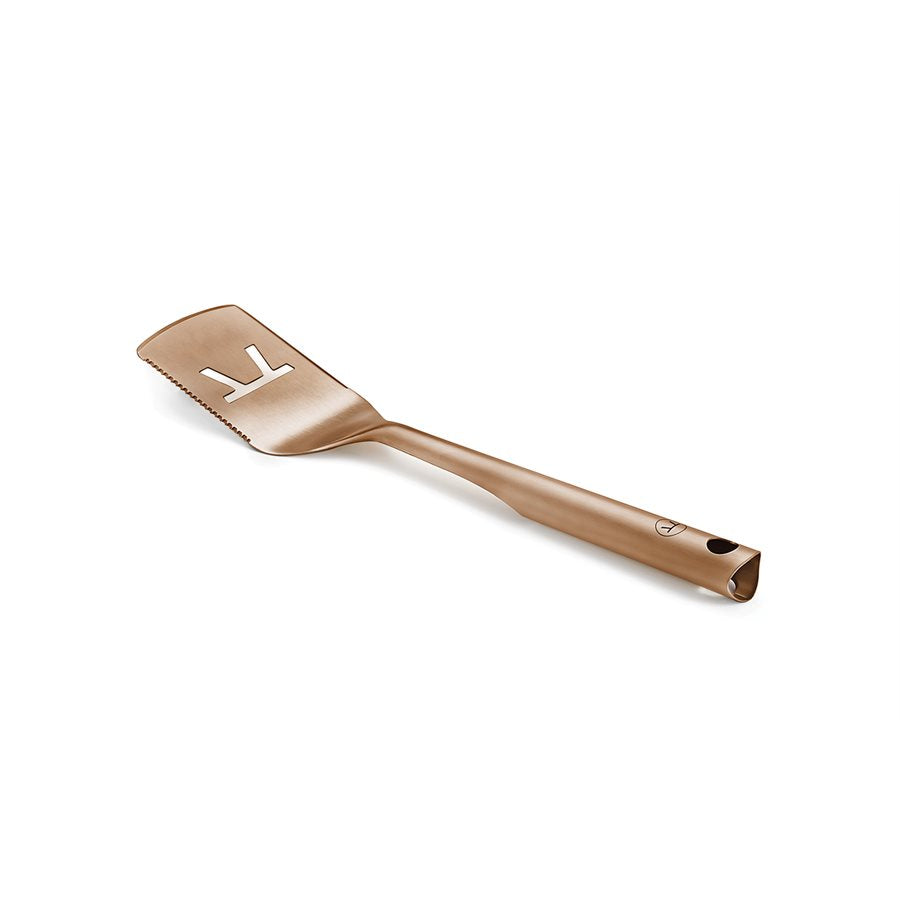 Outset Lux 16 Spatula - Premium Copper Kitchen Utensil for Cooking, Baking & Serving - Perfect for Non-Stick Pans, Cake Decorating & Gourmet Food Presentation