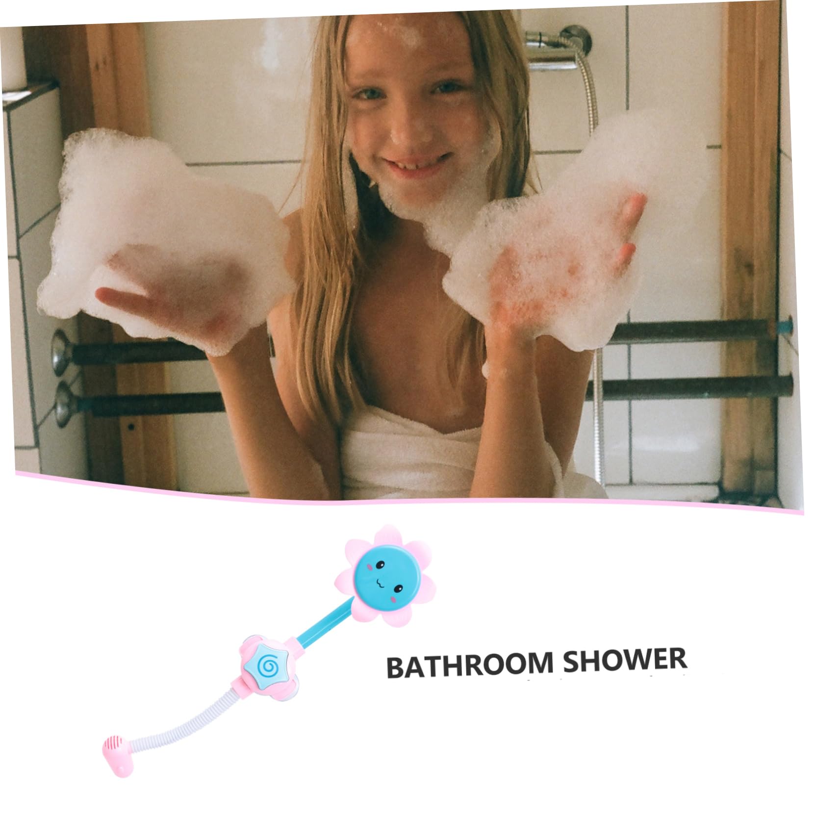 HEMOTON 2 Pack Sunflower Bath Toys for Kids - Fun Cartoon Shower Playthings, Durable Plastic Bathtub Toys for Toddlers - Perfect for Bath Time Fun, Sensory Play & Early Learning
