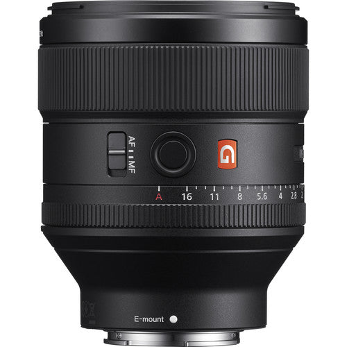 Sony FE 85mm f/1.4 GM Full Frame E-Mount Portrait Lens - Professional Photography for Weddings, Events & Studio Shoots