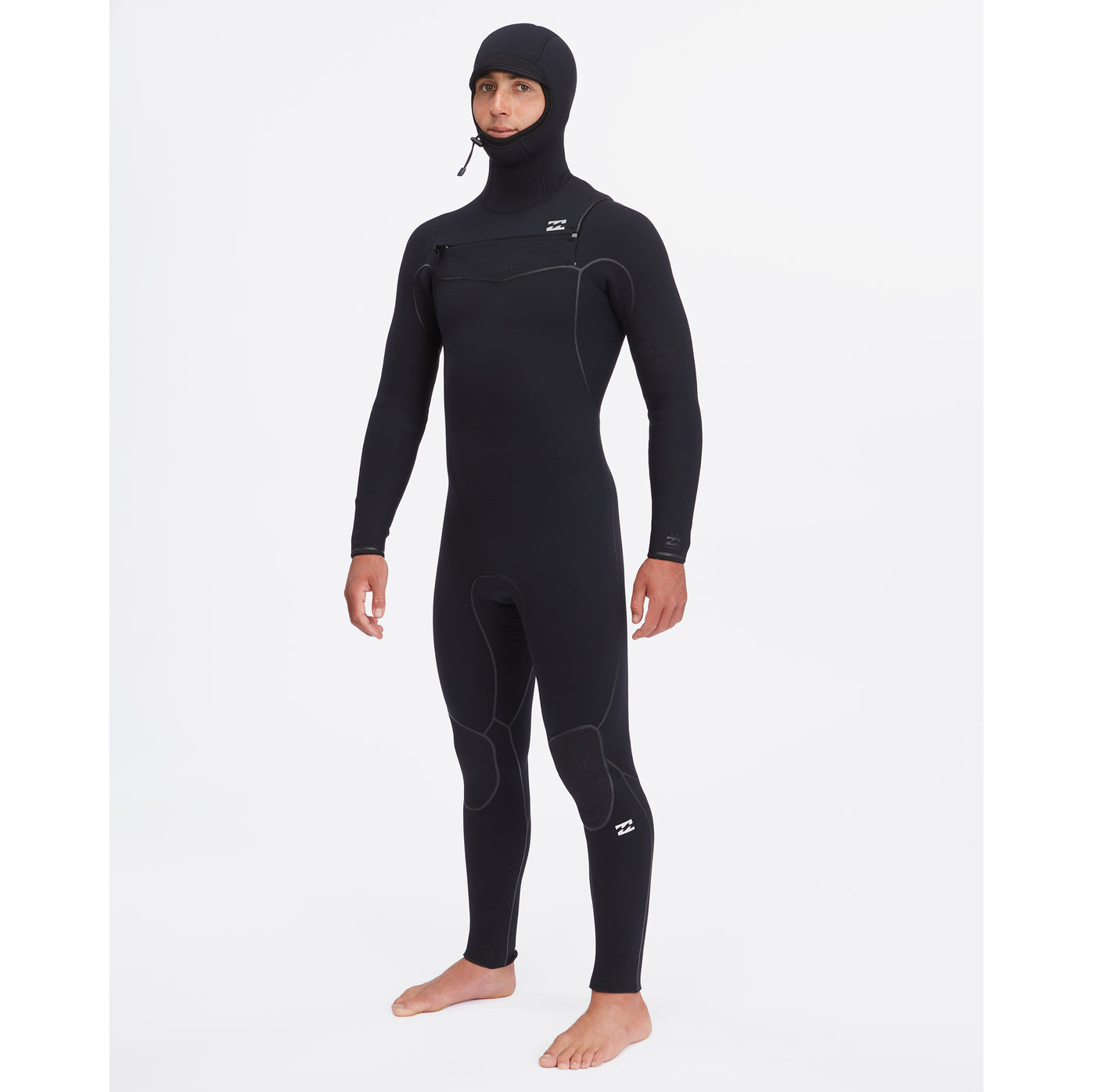 5/4mm Men's Billabong Furnace Hooded Wetsuit - Premium Neoprene Surfing & Diving Suit for Cold Water Adventures