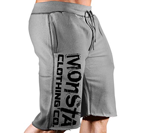 Charcoal Grey Sweat Shorts W/ Bk Art