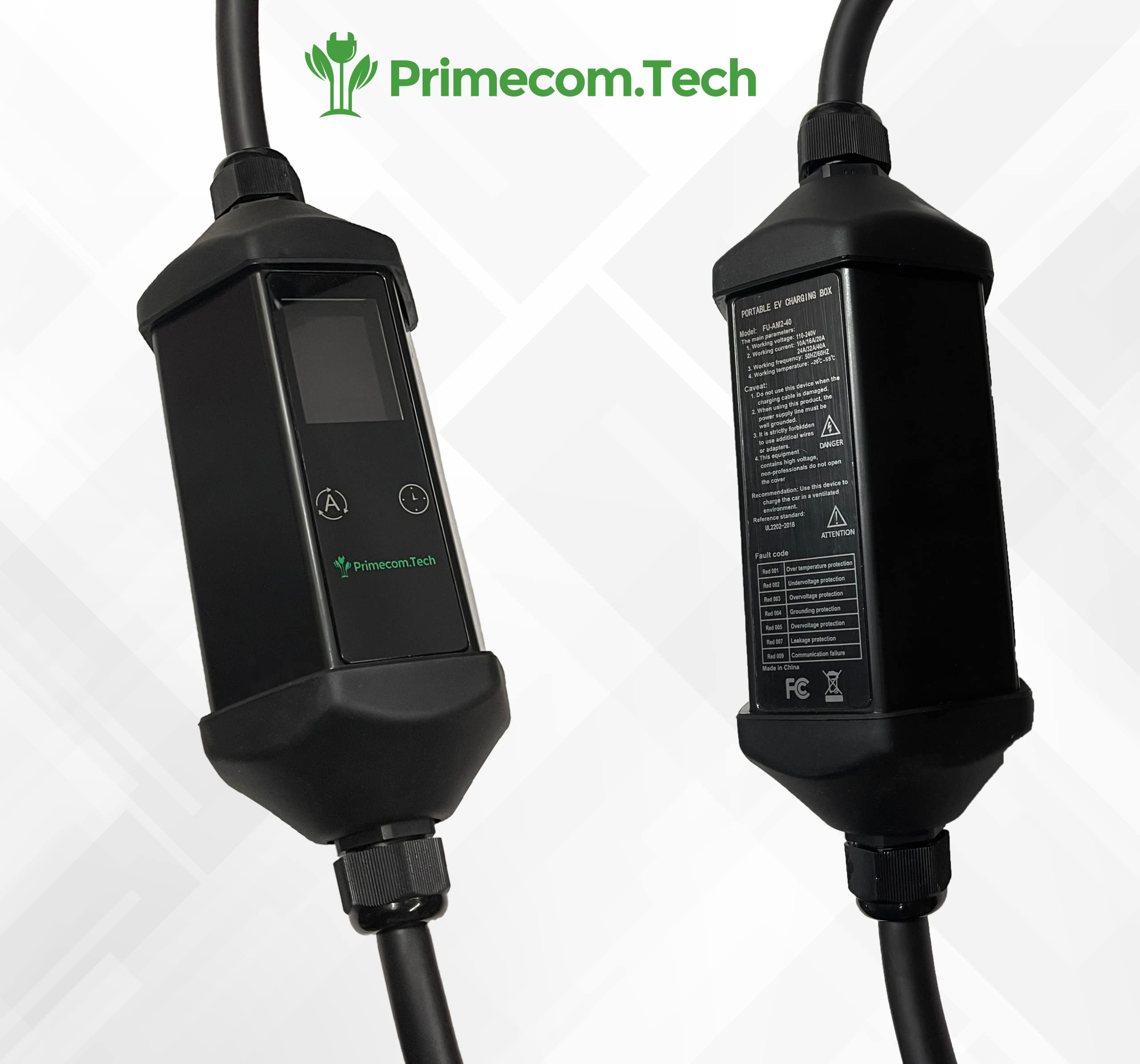 32A-40A NEMA 14-50 EV Charger for Tesla - 30/40/50ft Cable - Home & Travel Charging