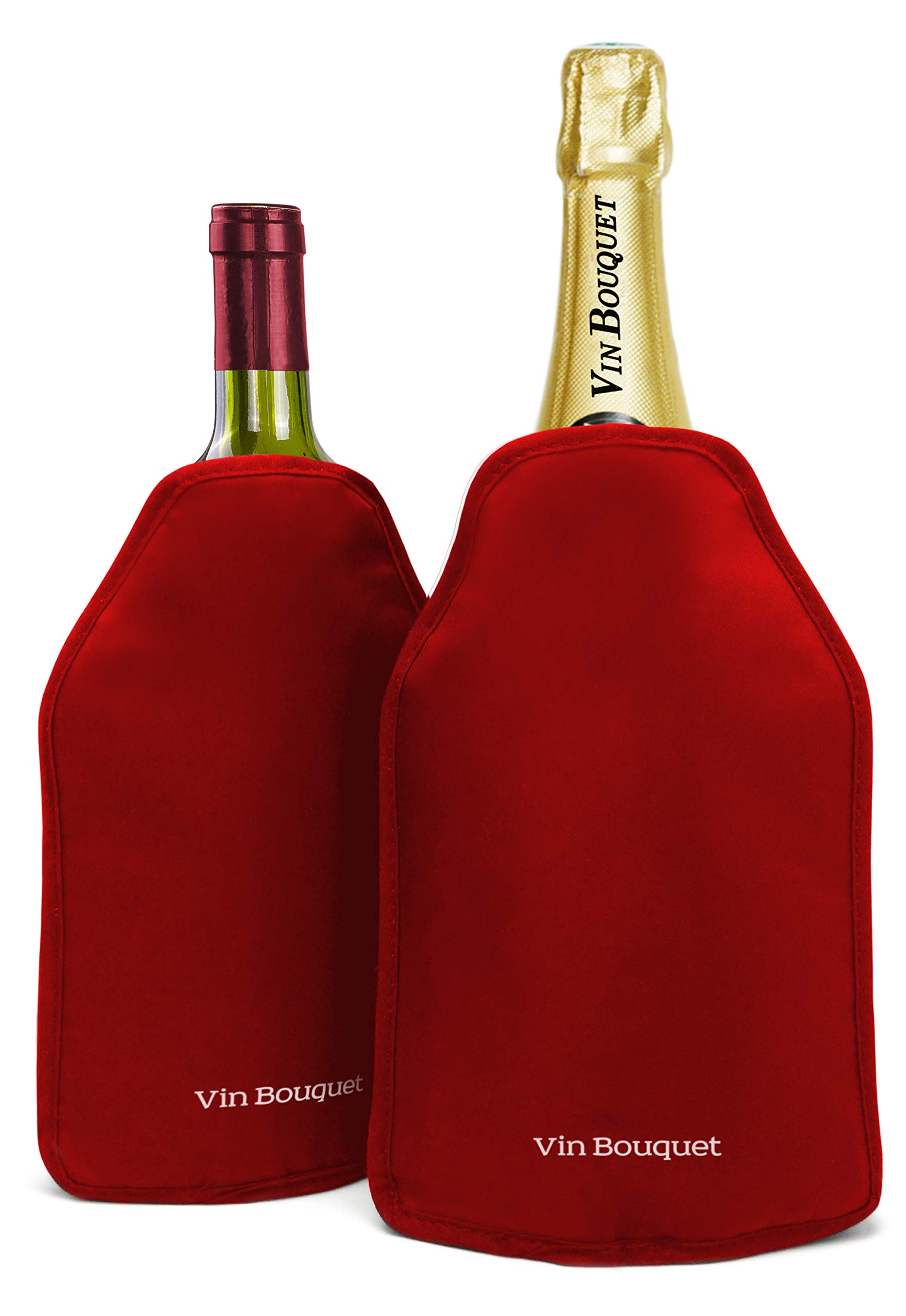 Vinbouquet Pro Insulated Cooler Bag - Red | Patented Anti-Slip Technology | Adjustable Side Elastic Straps for Secure Fit | Perfect for Picnics, Beach Trips & Outdoor Adventures
