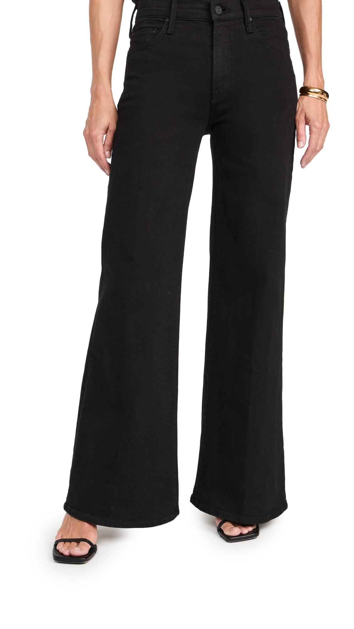 MOTHER Women's Petite Lil Twister Sneak Jeans - Comfortable Stretch Denim for Casual Wear, Work & Everyday Outfits