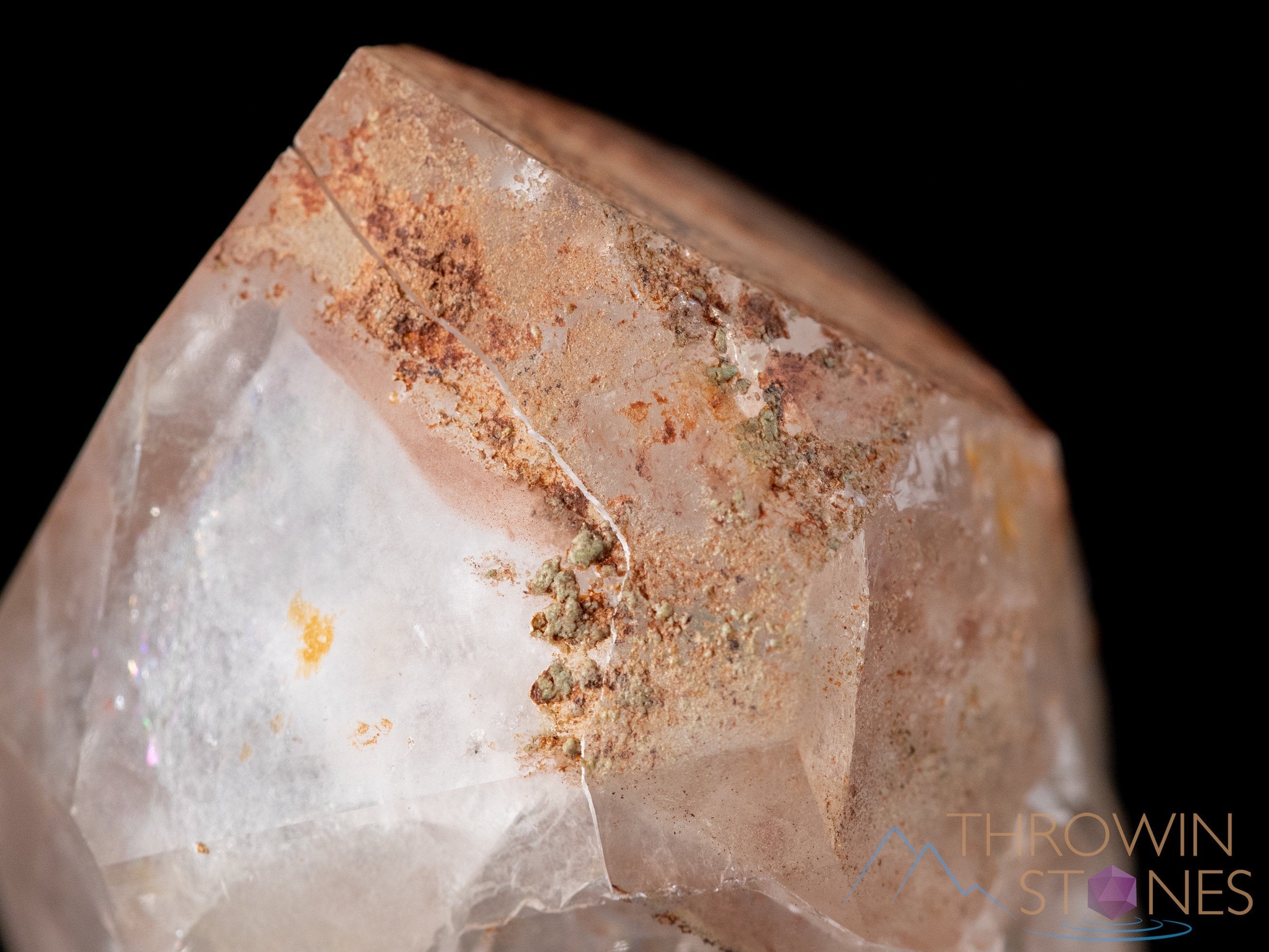 Natural MESSINA QUARTZ Raw Crystal with Kaolinite Spheres - Healing Stone for Home Decor, Housewarming Gift & Spiritual Energy - Perfect for Meditation, Office Desk & Feng Shui Decorations (39207)