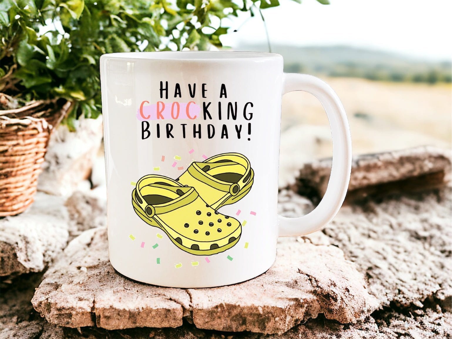 Best Funny Birthday Coffee Mug - Have a Crocking Birthday! - Perfect Gift for Friends & Family - Ideal for Coffee, Tea & Hot Drinks at Home or Office