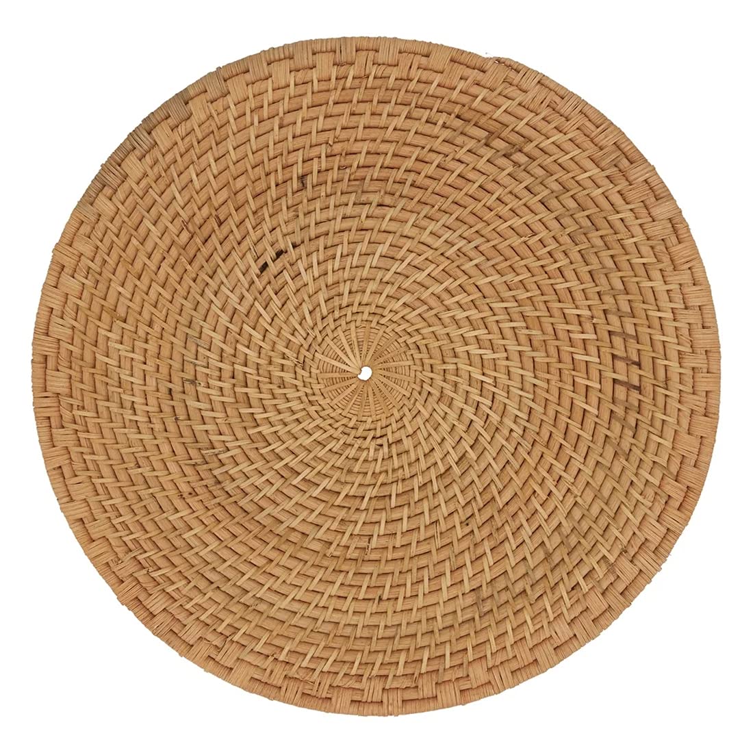 Premium Hand-Woven Rattan Placemats Set of 4 - 15