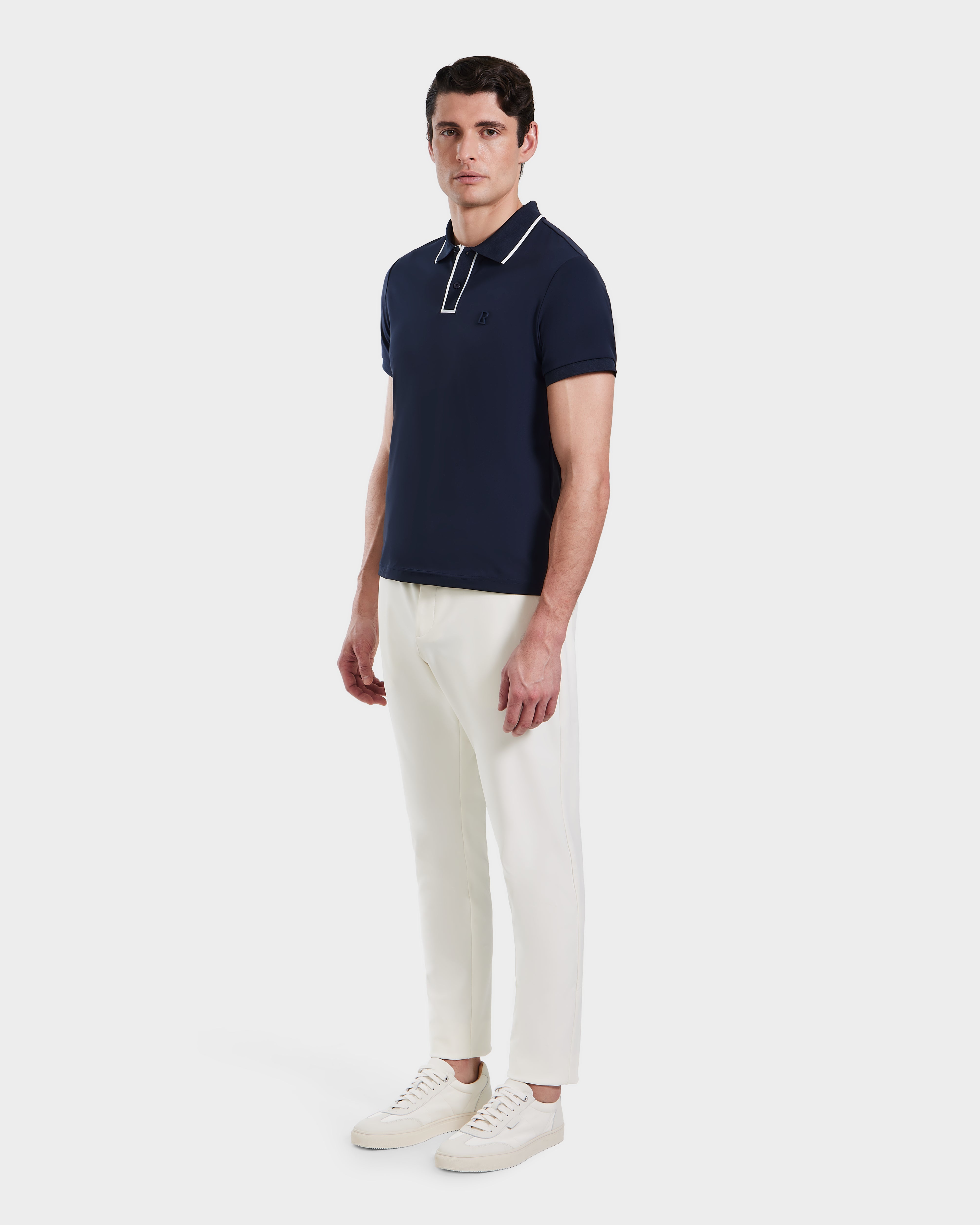 XAVIER 6524027 Navy Blue Men's Casual Shirt - Comfortable & Stylish for Work, Travel & Everyday Wear