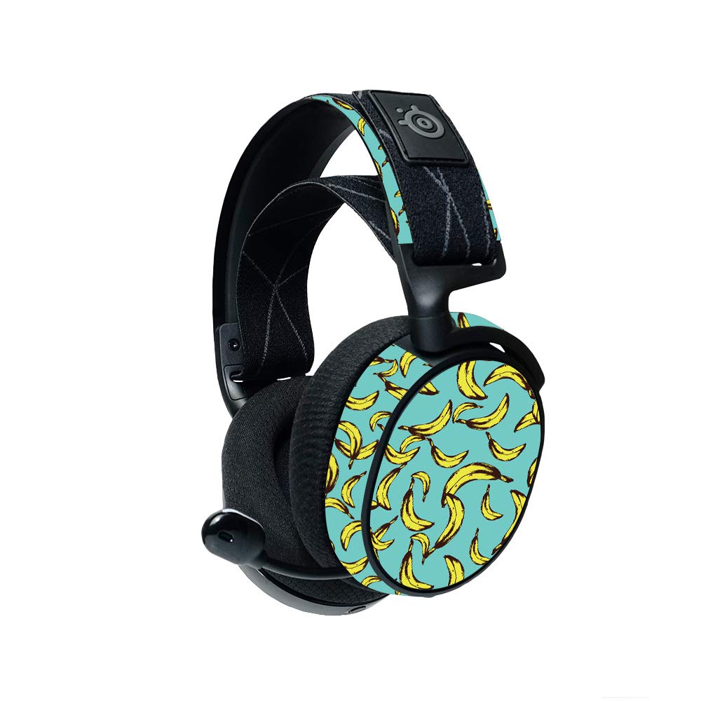 MightySkins Steelseries Arctis 7 Gaming Headset Skin (2019) - Bananas Design | Protective Vinyl Decal Wrap Cover | Durable & Easy to Apply | Made in USA | Perfect for Gaming, Streaming & Customizing Your Headset