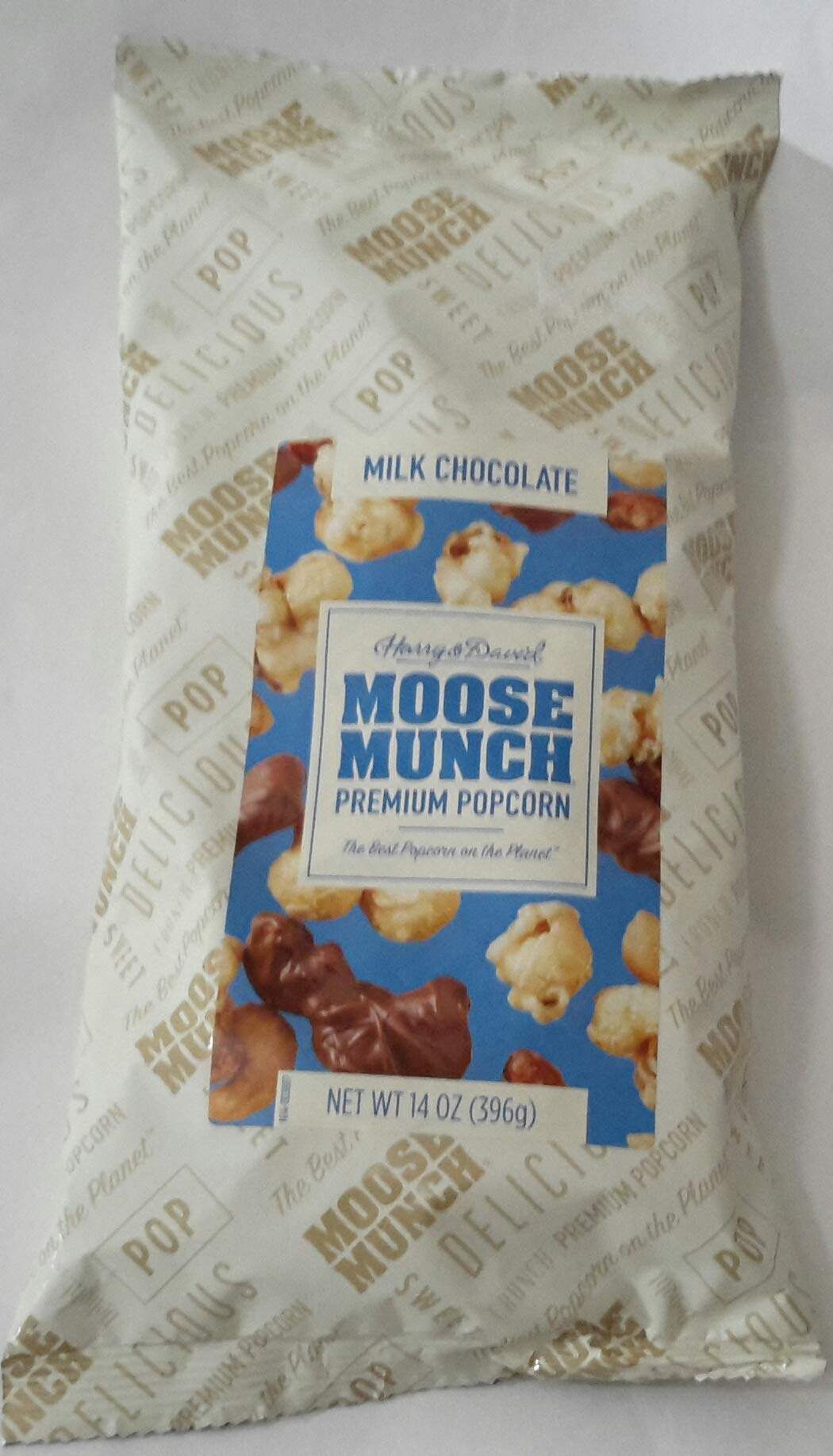 Harry & David Gourmet Moose Munch Popcorn - Milk Chocolate Covered Snack (14 oz) | Premium Gift Box, Movie Night Treat & Office Dessert for Chocolate Lovers