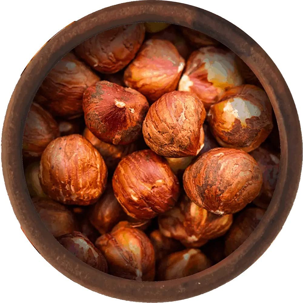 Premium Bulk Hazelnuts With Skin - 10 Pound Wholesale Box | Raw, Unsalted, Non-GMO | Perfect for Baking, Snacking & Gift Boxes