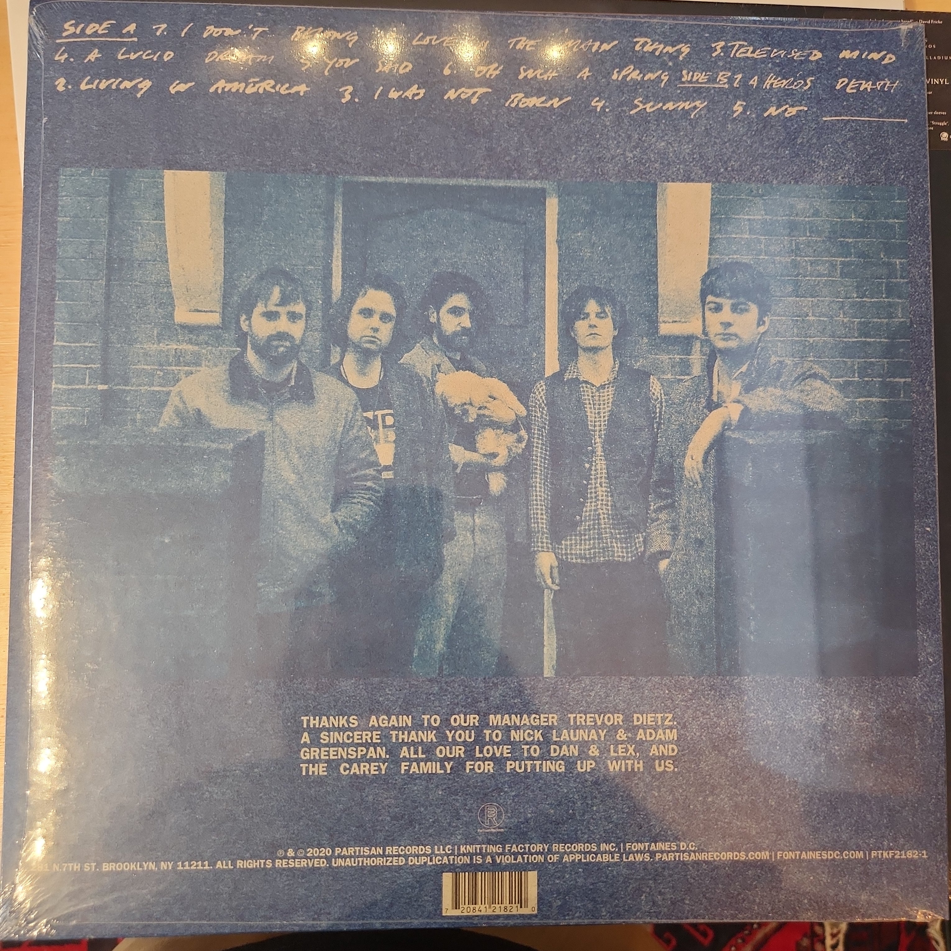 Fontaines DC - A Hero's Death Vinyl LP Record | Alternative Rock Music Album | Perfect for Collectors & Vinyl Enthusiasts