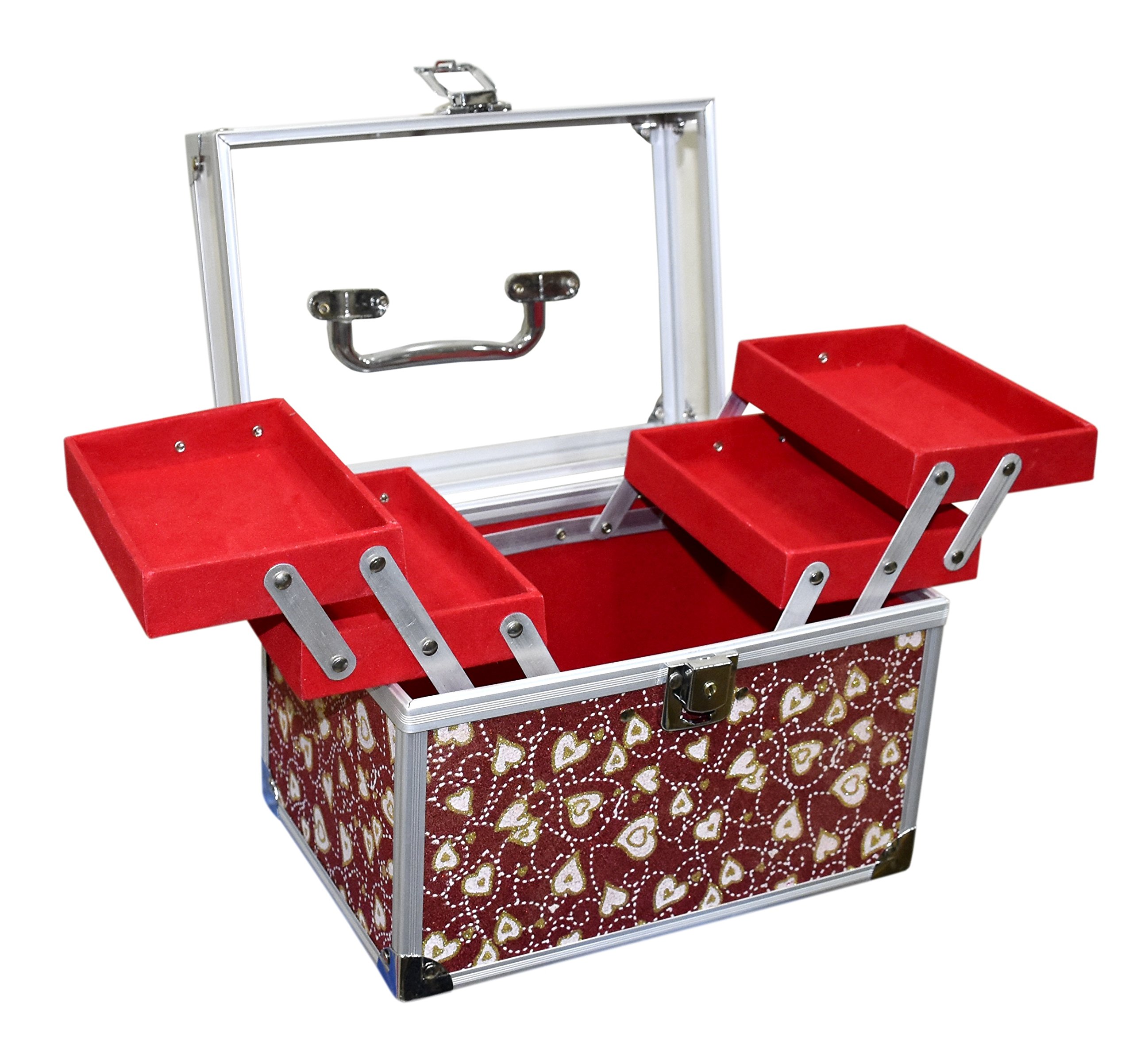 Pride Star Daisy Cosmetic Storage Box - Vanity Organizer for Makeup, Jewelry & Accessories | Perfect for Bedroom, Bathroom & Travel