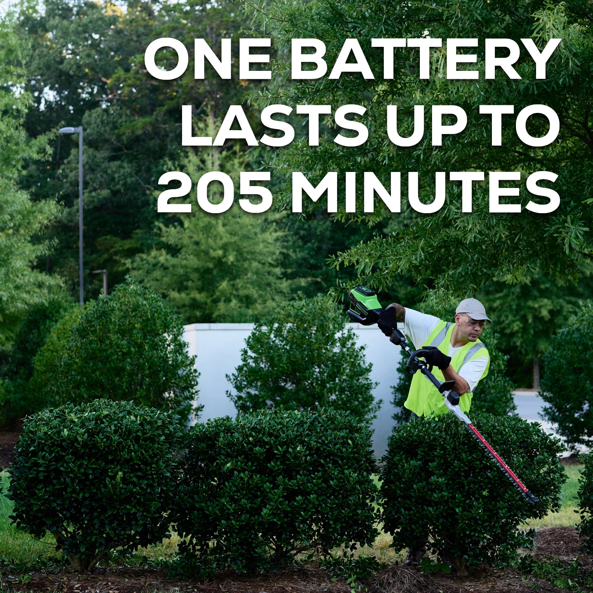 82V Cordless Hedge Trimmer with 2.5Ah Lithium Battery & Fast Dual Port Charger - Lightweight Electric Shrub Trimmer for Garden, Yard, and Landscaping Maintenance