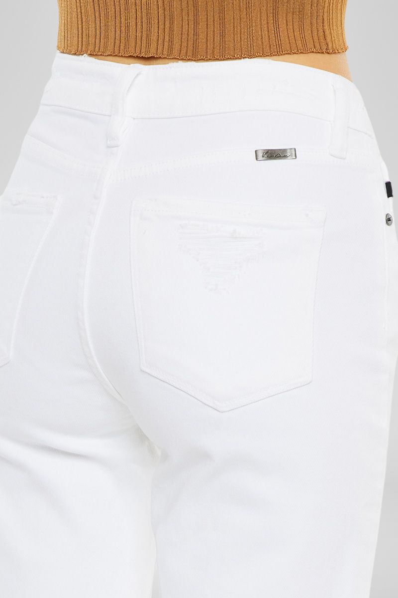 Haven Ultra High Rise Slim Straight Leg Jeans for Women - Stretch Denim Pants, Comfortable & Flattering Fit - Perfect for Casual Outfits, Workwear, and Everyday Style