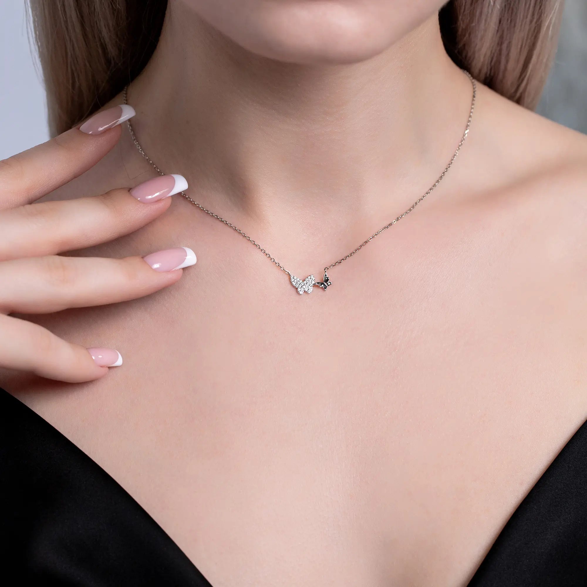 Butterfly Necklace for Women - Elegant Gold Plated Butterfly Pendant Jewelry Gift for Her - Perfect for Birthday, Anniversary & Everyday Wear