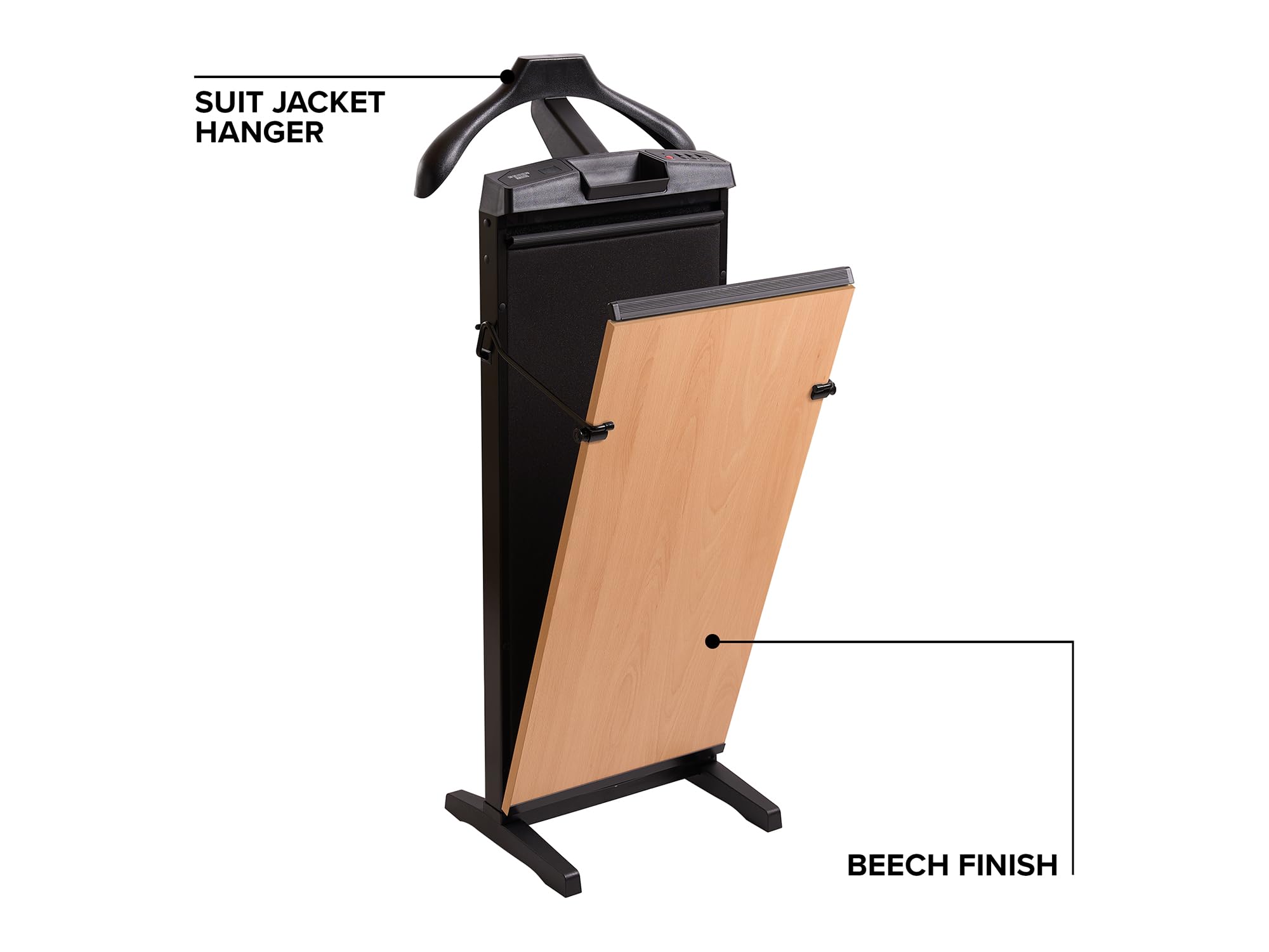 Corby 7700 Professional Beech Wood Pants Press - Perfect for Home & Office Garment Care, Wrinkle-Free Clothing Maintenance