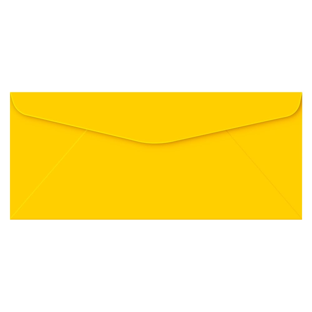 #10 Self-Sealing Envelopes with Gummed Closure - Pack of 100 for Mailing, Business Correspondence & Invitations - Perfect for Office, Home & Wedding Stationery Needs