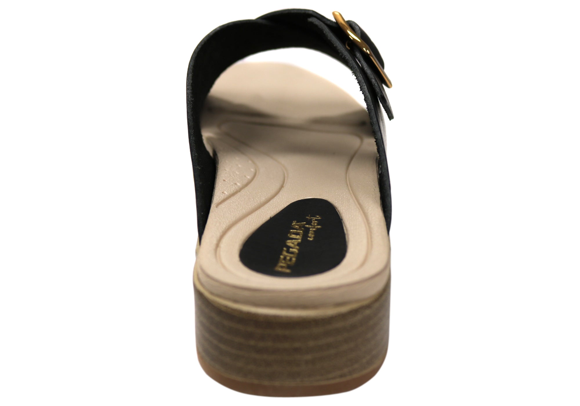 Gianna Women's Comfort Leather Slide Sandals - Handmade in Brazil - Perfect for Beach, Pool, and Casual Summer Wear