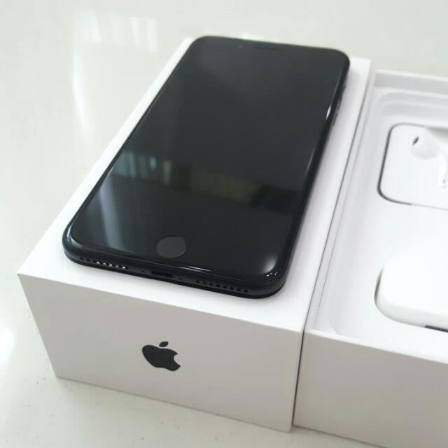 Apple iPhone 7 Plus 128GB - Matte Black Unlocked Smartphone for Travel, Photography & Business Use