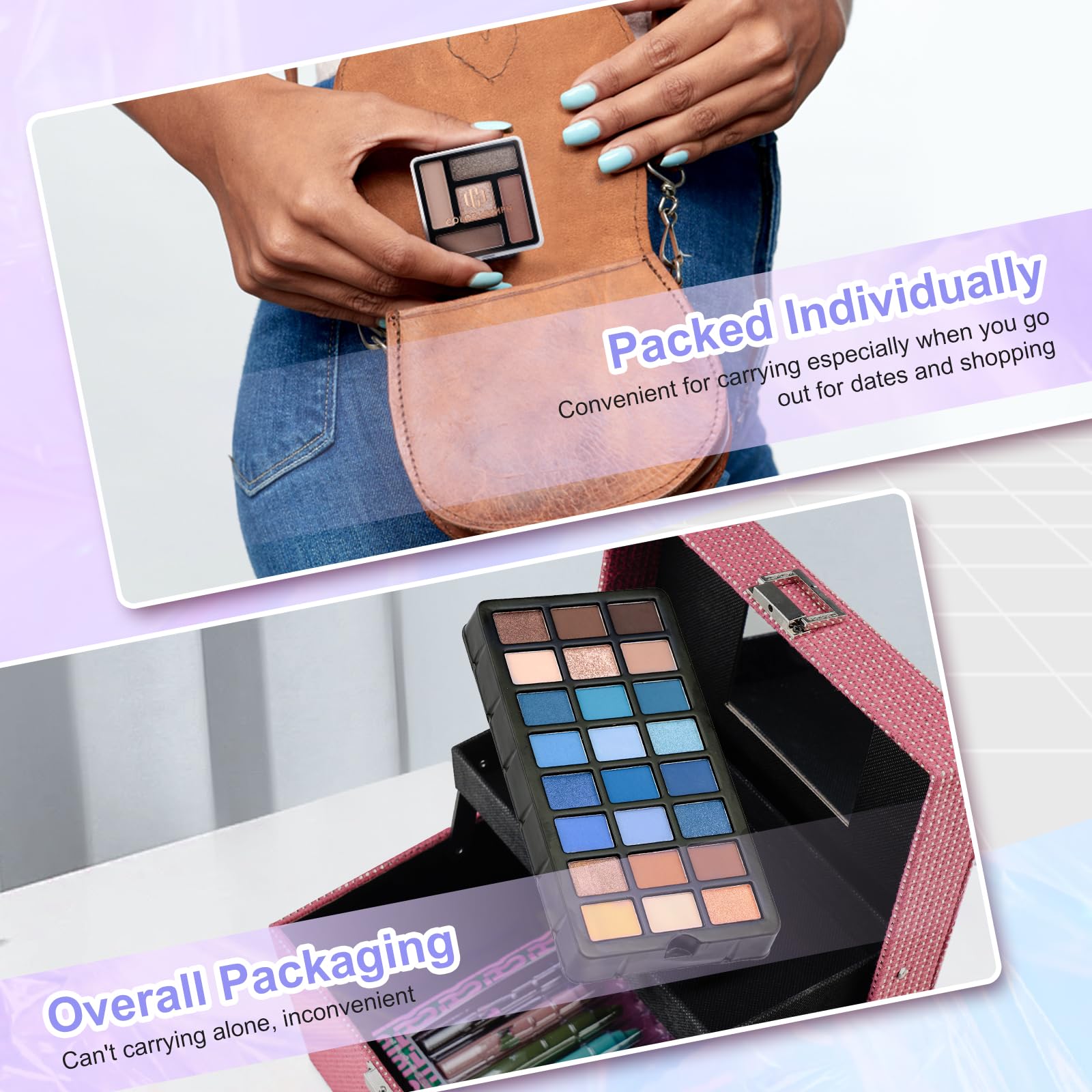 Professional Color Nymph Makeup Kit for Women & Teens - 35 Color Eyeshadow Palette with Lipstick, Blush, Brushes, Lip Gloss & Mascara - Full Cosmetics Set in Travel Case for Everyday Makeup & Special Occasions