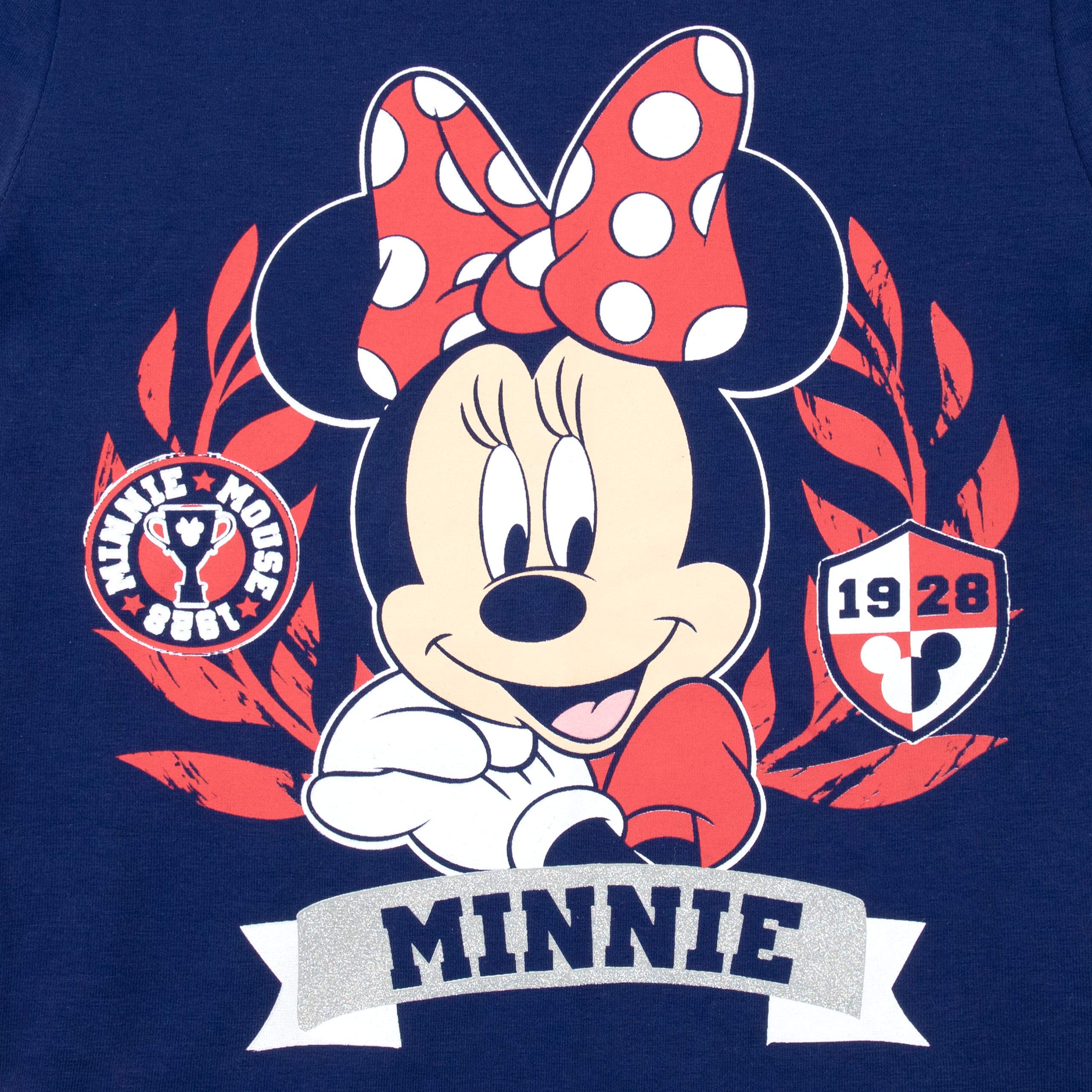 Disney Minnie Mouse Girls' Pajama Set - 2-Pack Cute Sleepwear for Toddlers & Kids | Perfect for Bedtime, Sleepovers & Family Movie Nights