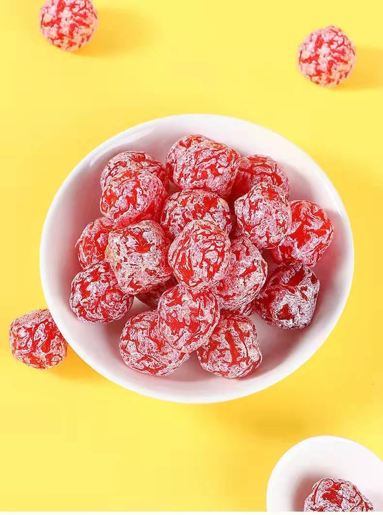 Sweet and Sour Yogurt Coated Dried Plums - 250g Chinese Preserved Fruit Snacks | Healthy Vegetarian Office Snack | Perfect for Gifts, Lunchboxes & Movie Nights