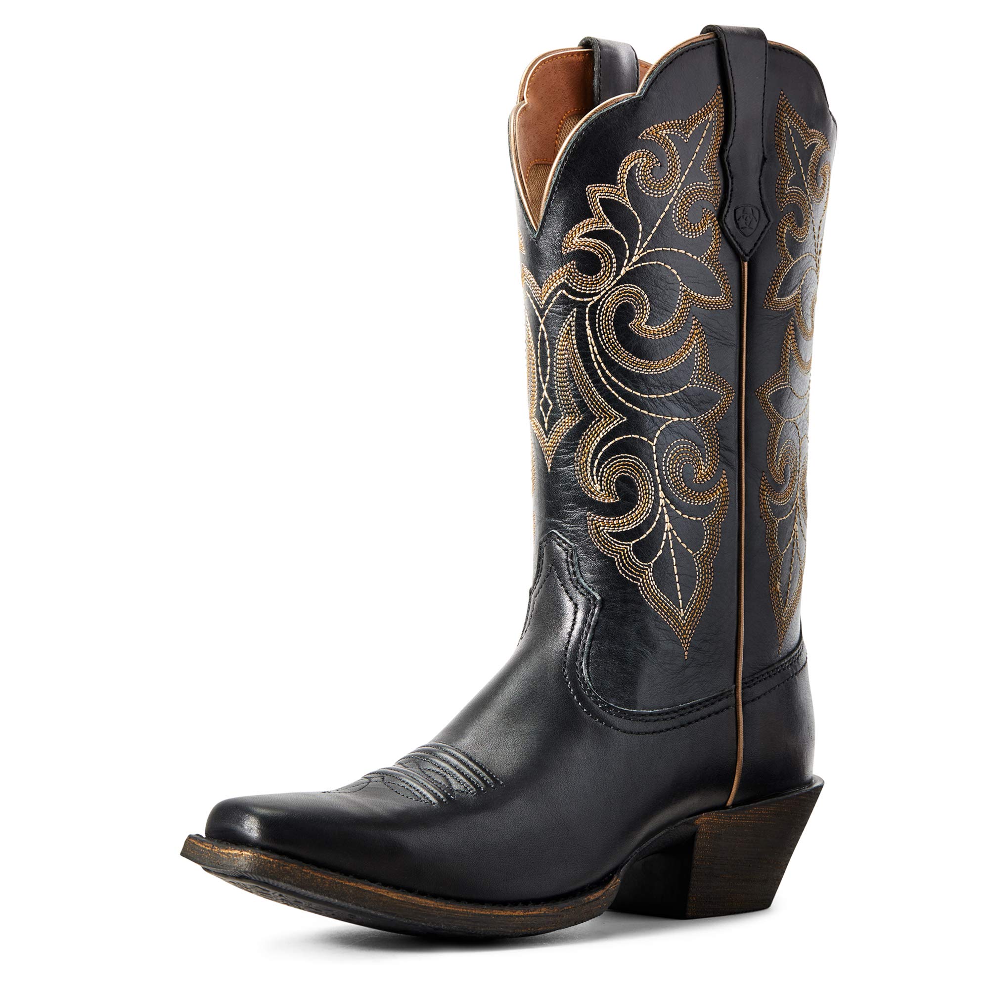 Ariat Women's Round Up Square Toe Western Boots - Comfortable Cowgirl Boots for Riding, Work & Country Fashion