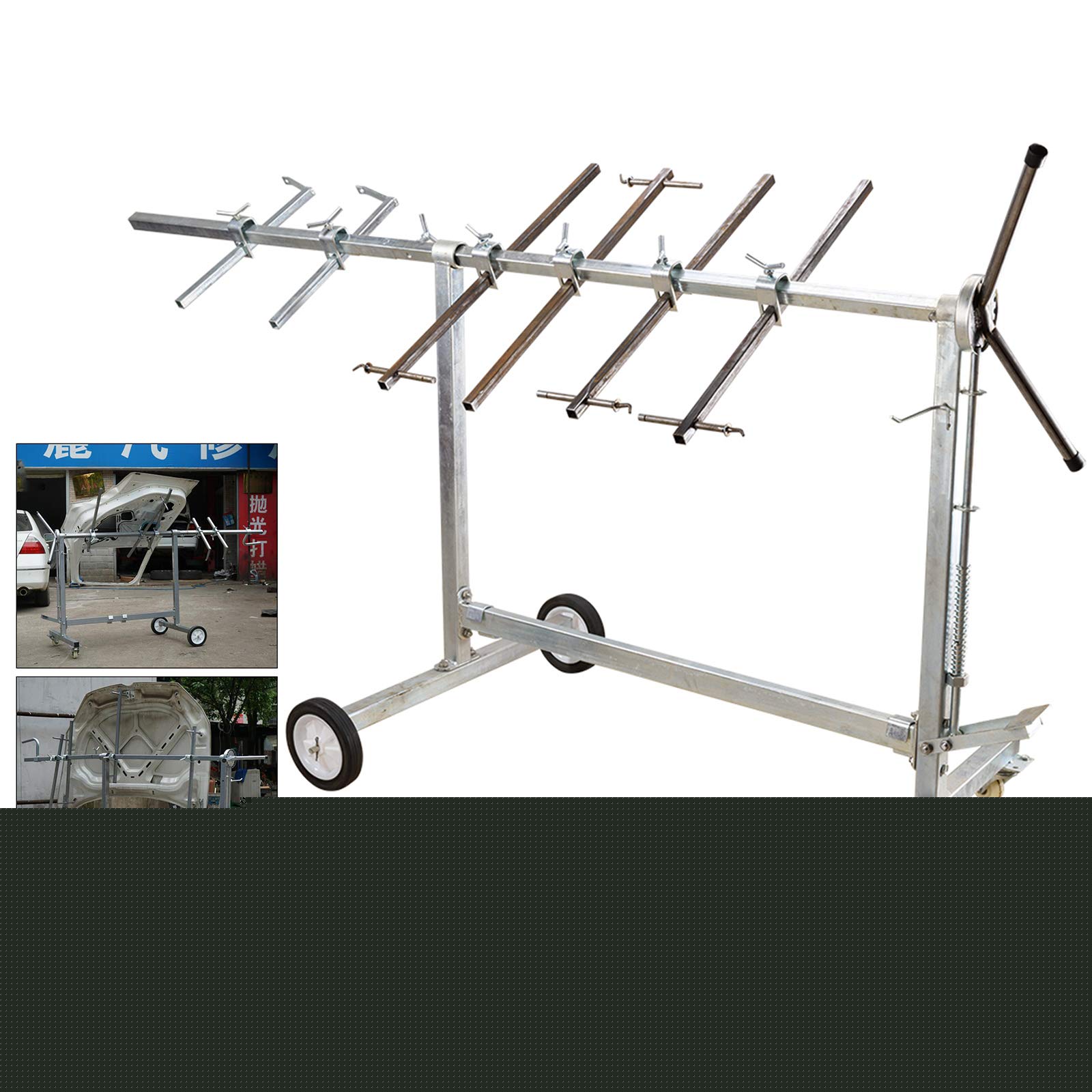 Car Body Paint Stand Rack - 70kg Capacity Auto Body Repair Work Stand for Door, Hood, Bumper & Fender Panels | Tree Painting Rack for Professional Auto Body Painting & Repair | Perfect for DIY Car Painting & Collision Repair Shops