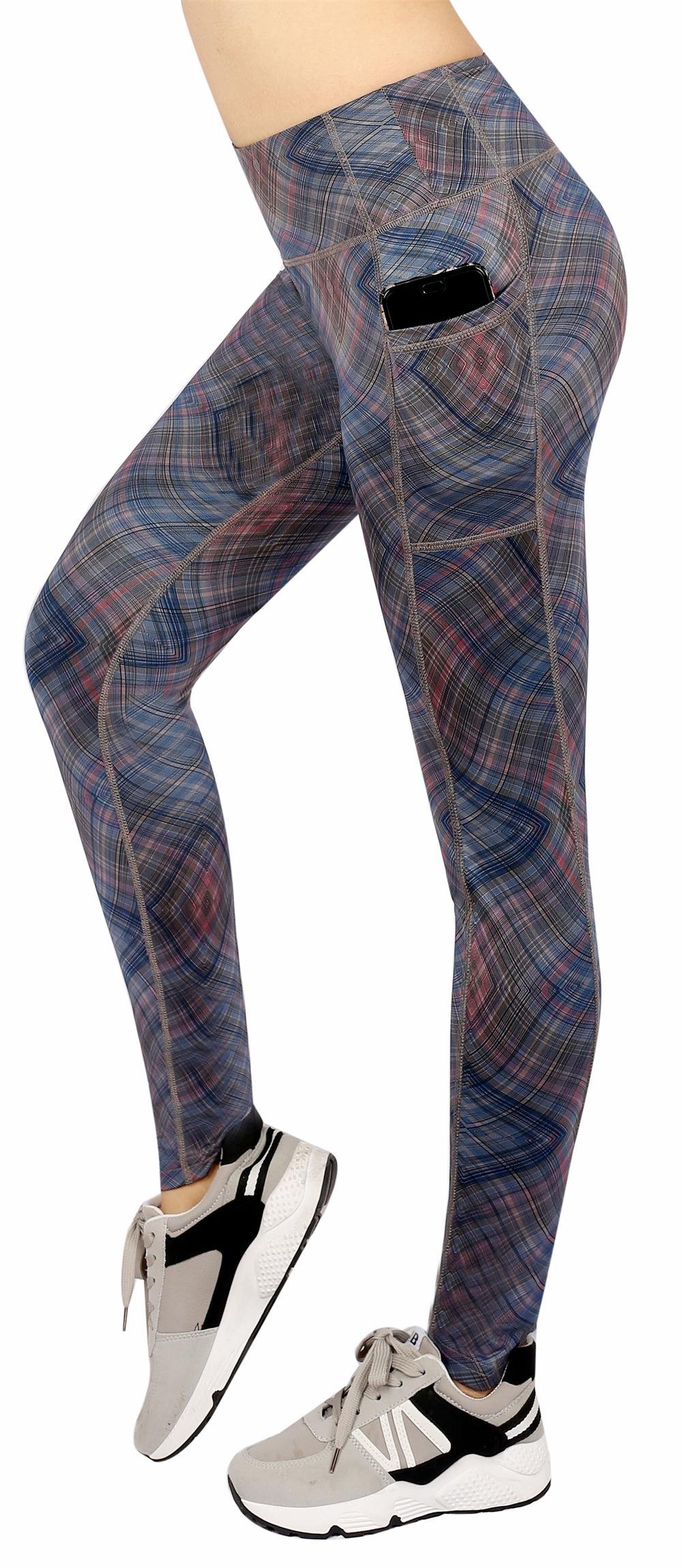 Munvot Women's High Waisted Yoga Pants with Side Pockets - Workout Leggings for Gym, Running & Yoga - Stretchy Tights Fits 5.5