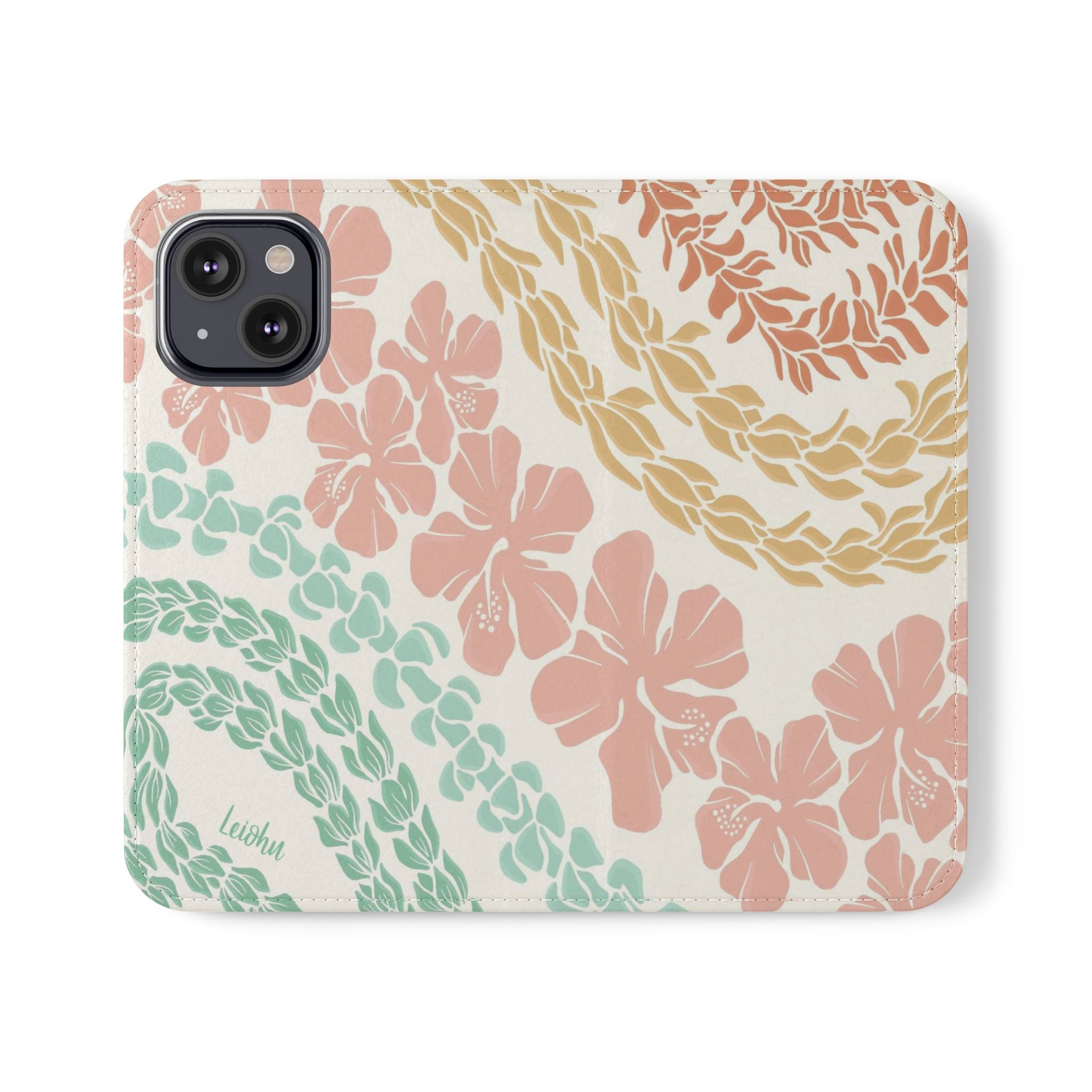 Stylish Groovy Lei Folio Case for iPhone & Samsung - Perfect for Travel, Work & Everyday Use